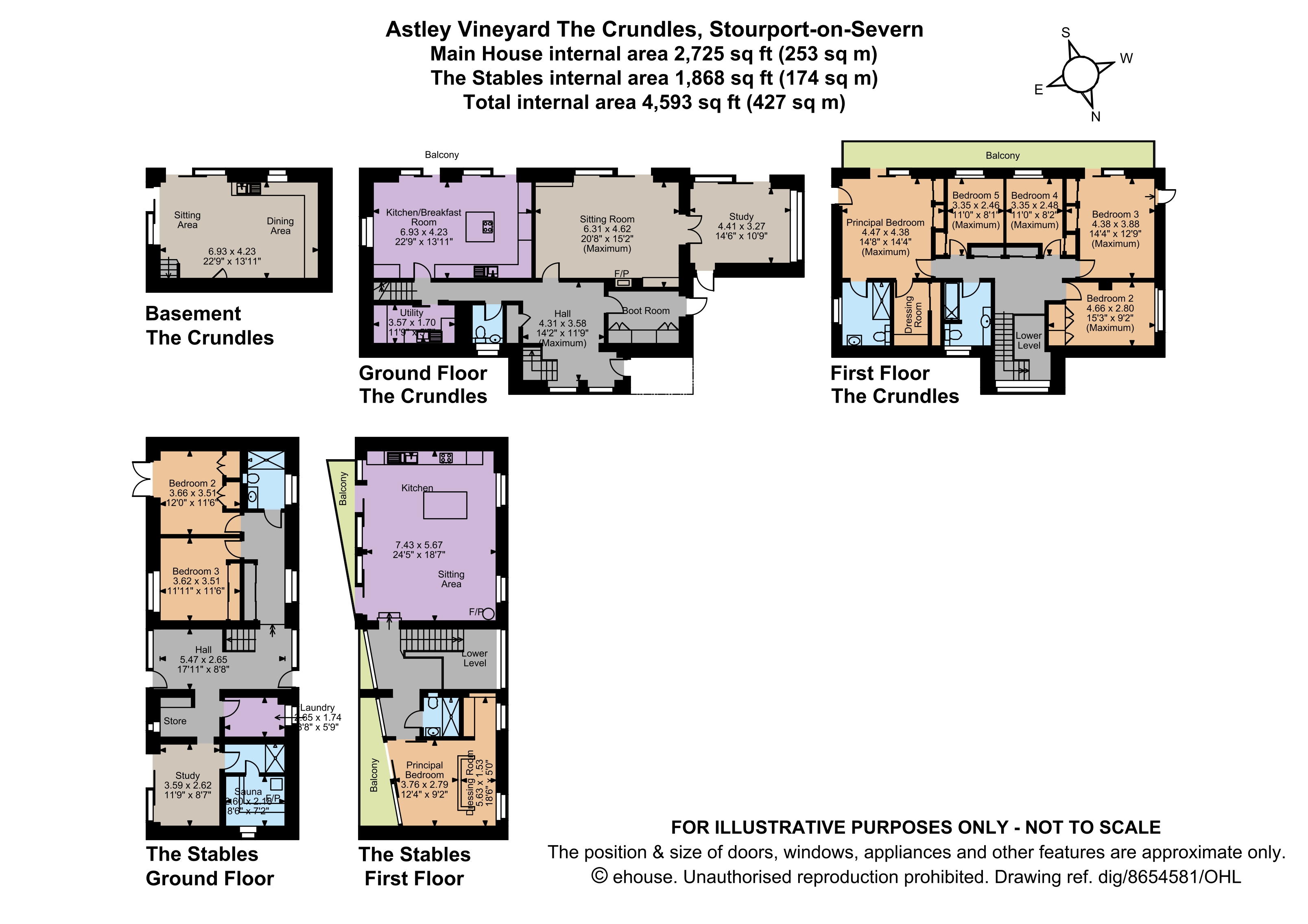 Astley Vineyard,, Astley, Worcestershire floorplan