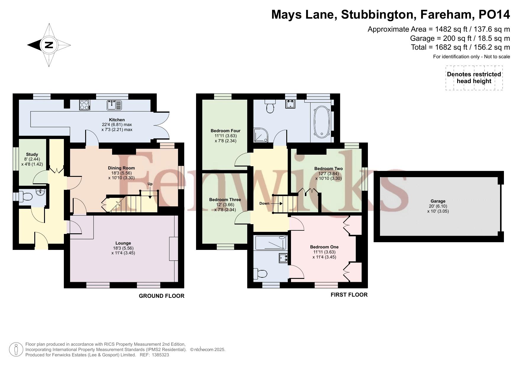 73, Mays Lane, Fareham floorplan