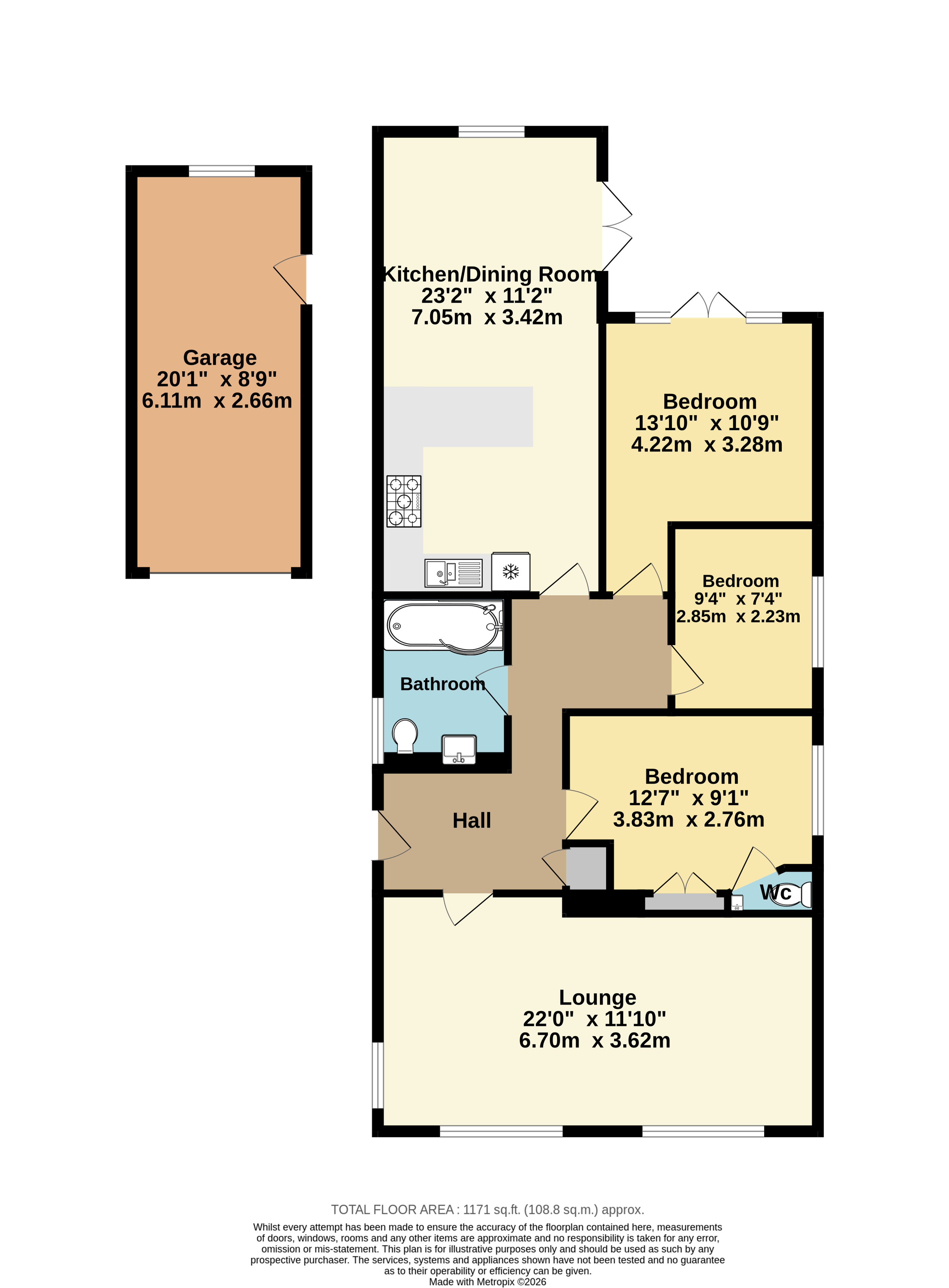 Lismore Road, Kent floorplan