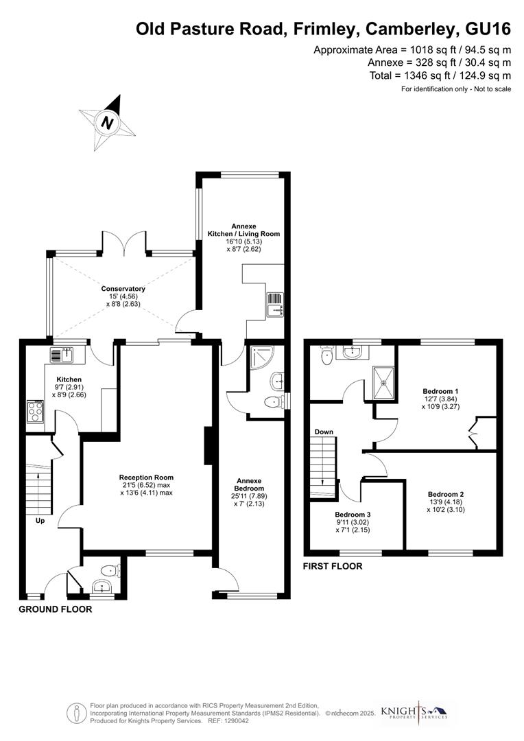 43, Old Pasture Road, Frimley, Camberley floorplan