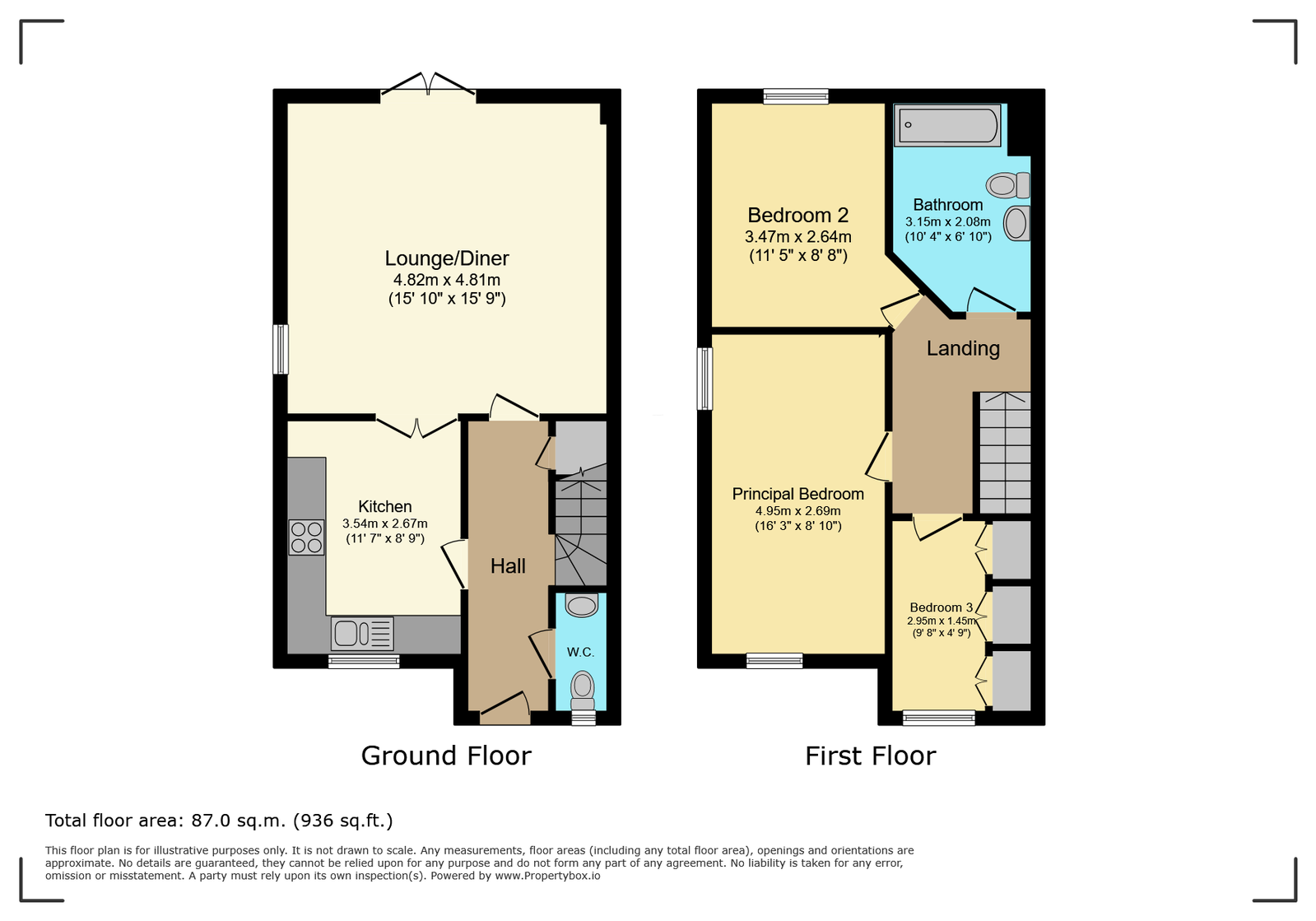 19, Dunlin Close, Carlisle floorplan