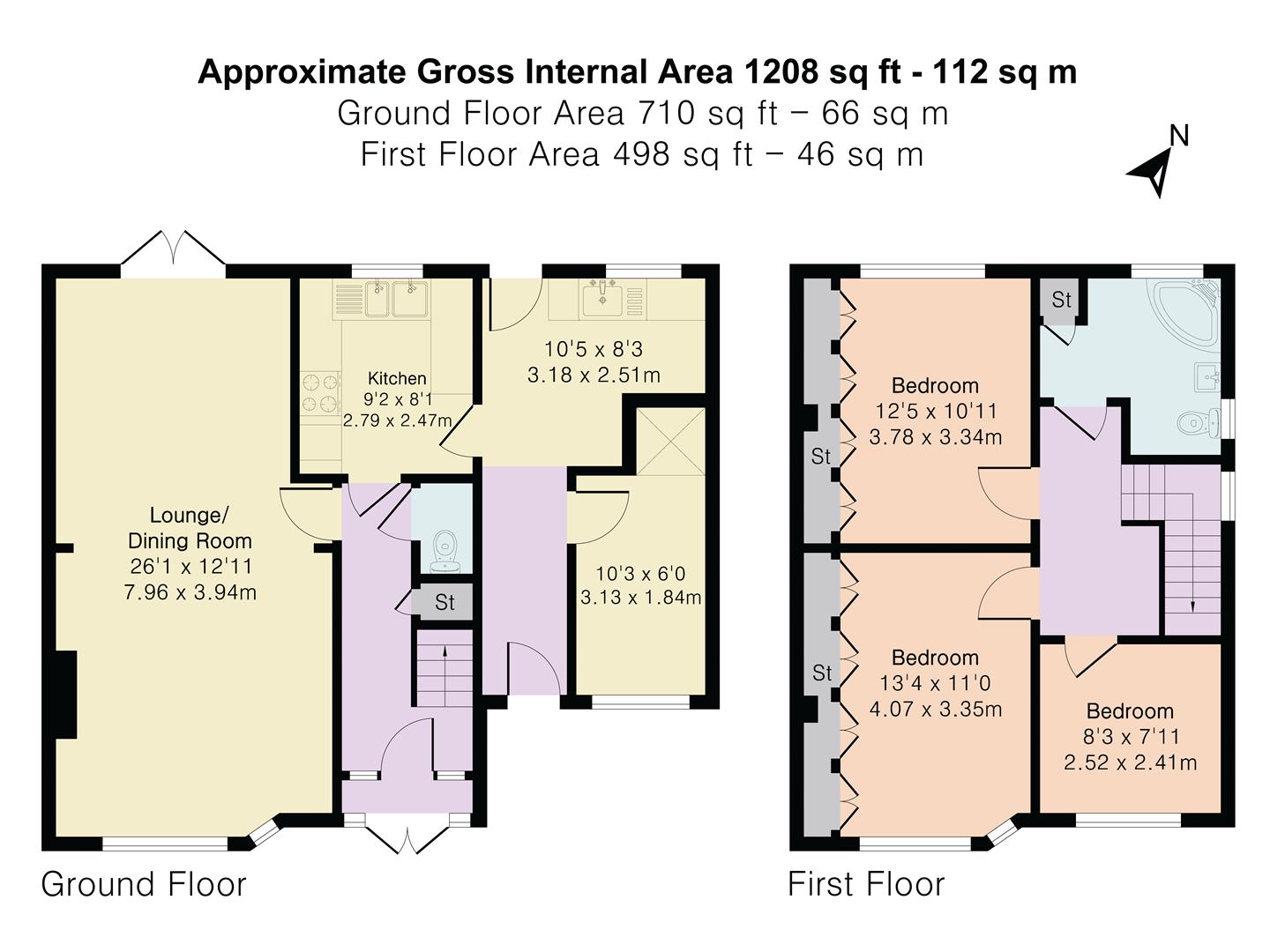 190, Beech Road, St. Albans floorplan