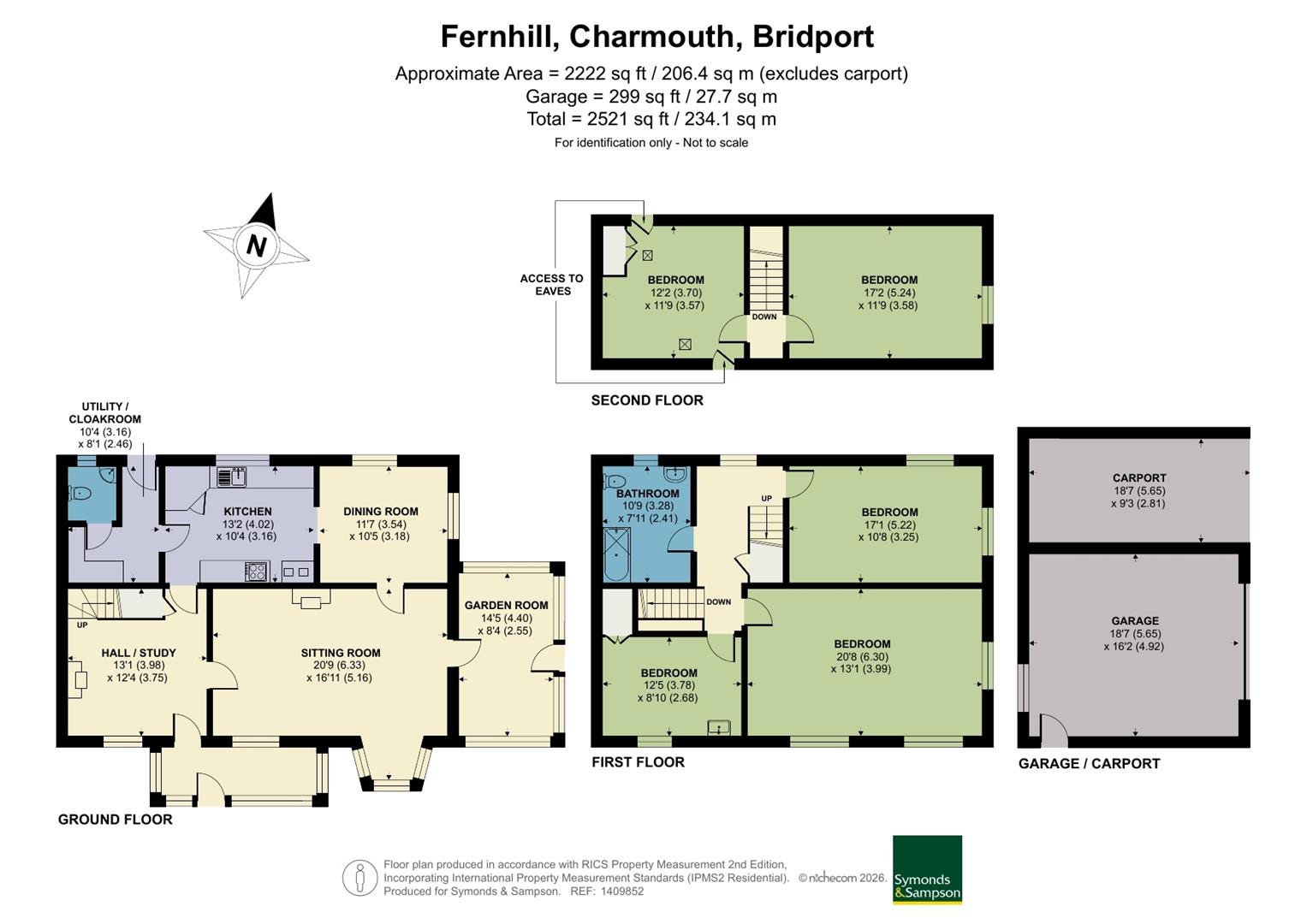 Fernhill Cottage, Fernhill, Bridport floorplan