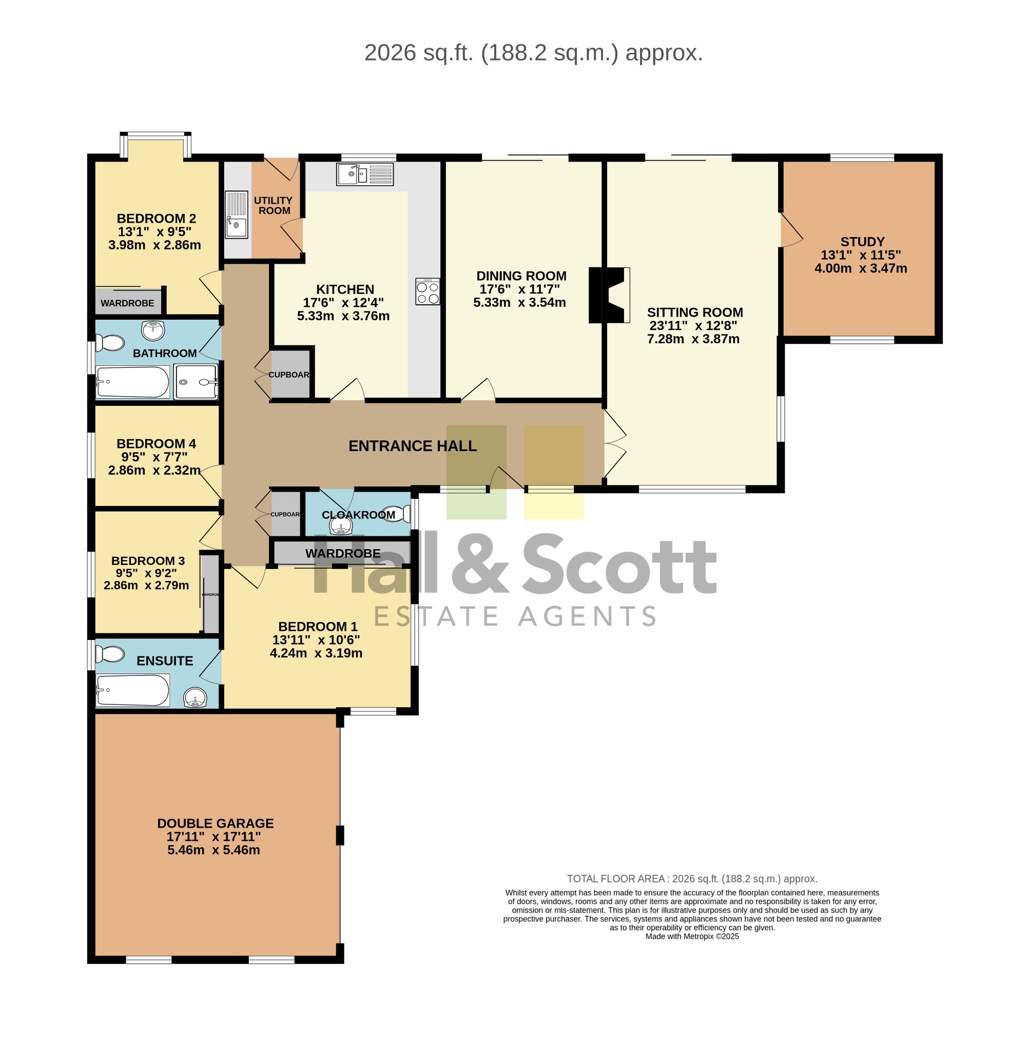 Woodlands, Brackendown, Ottery St Mary floorplan