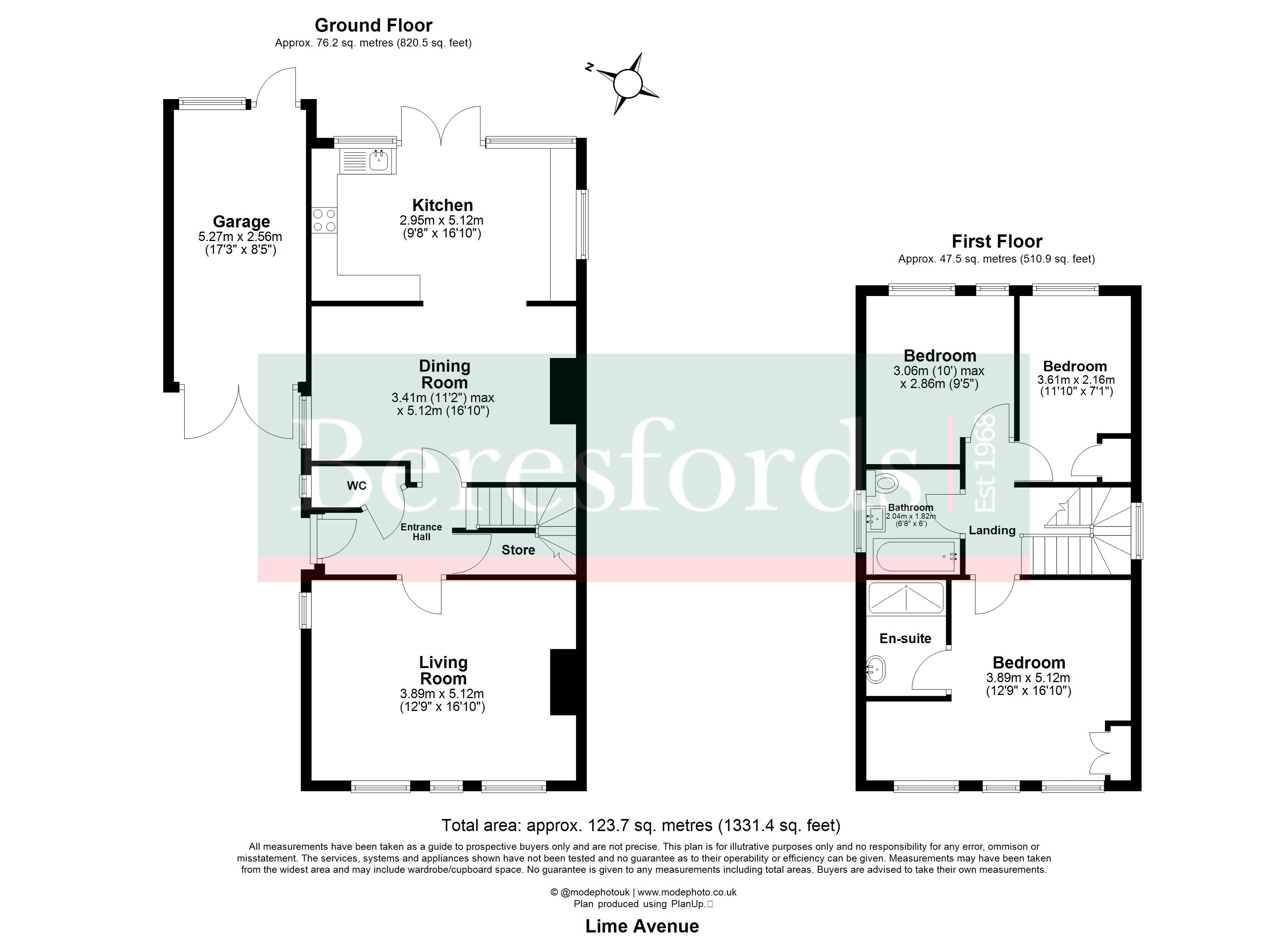 22, Lime Avenue, Upminster floorplan