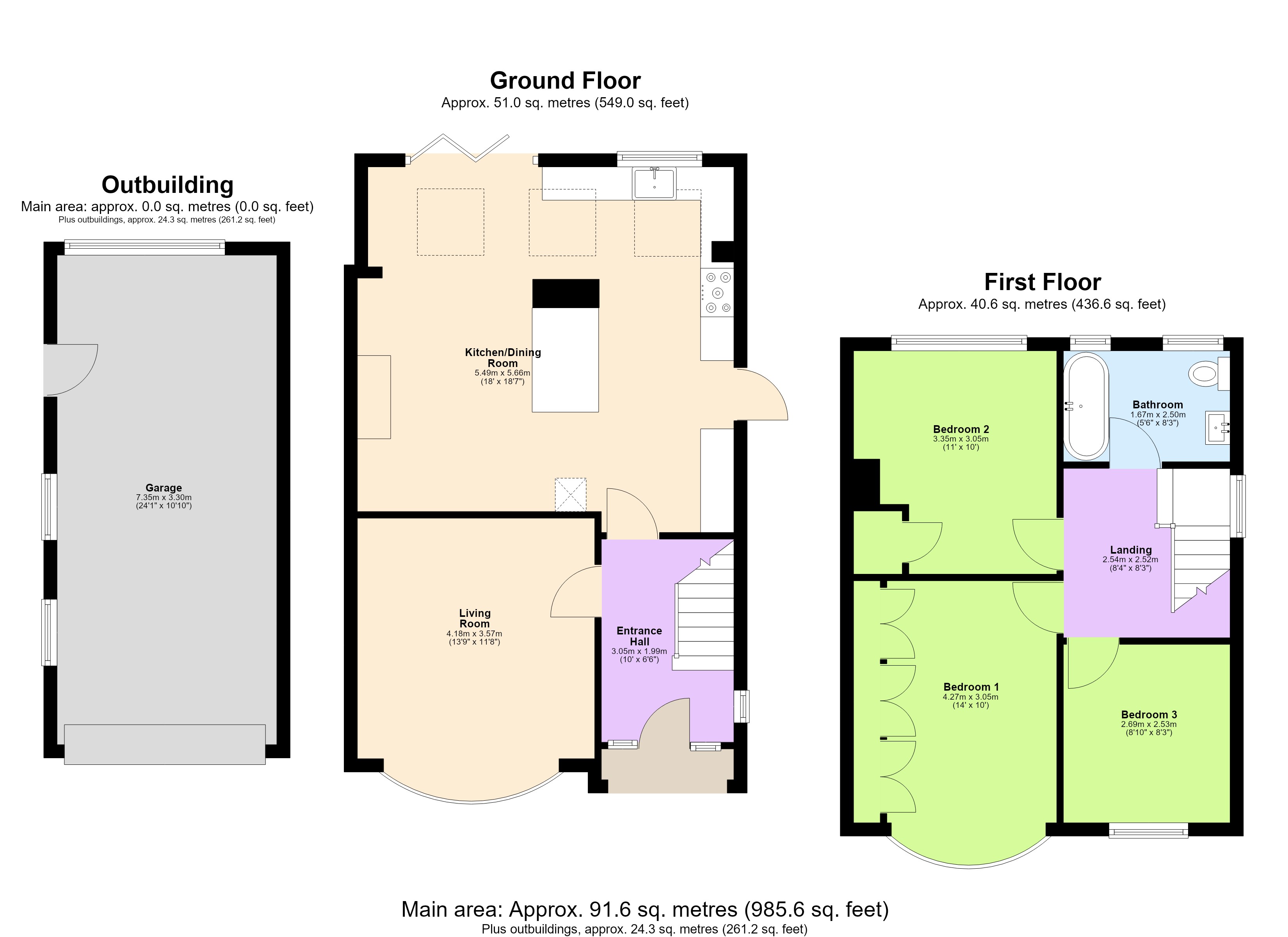 Common Road, Kensworth floorplan