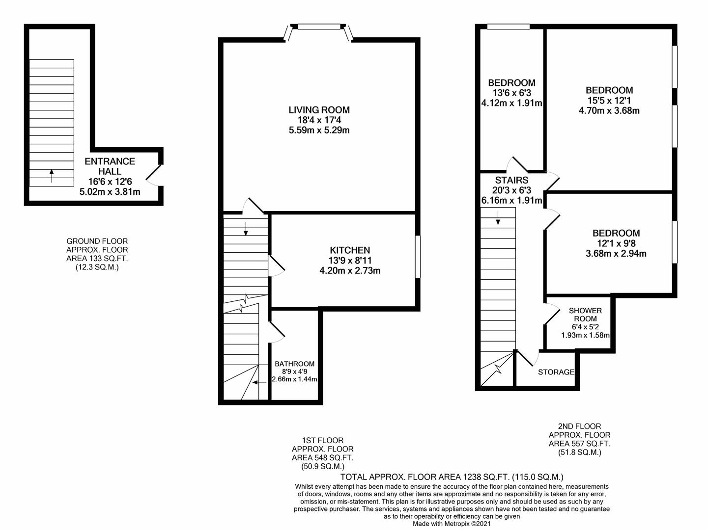 84A, Whippendell Road, Hertfordshire floorplan