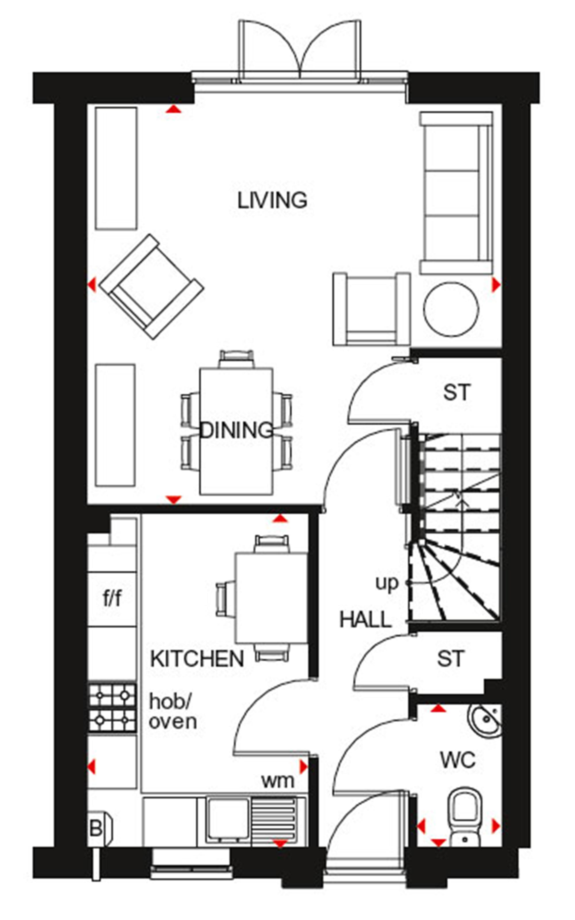 3 Bedrooms Semi-detached house for sale in 