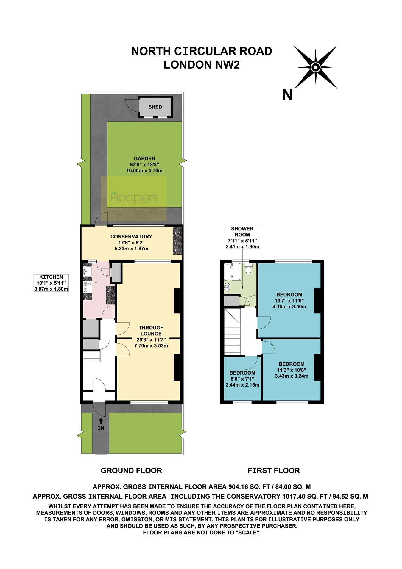894, North Circular Road, London floorplan