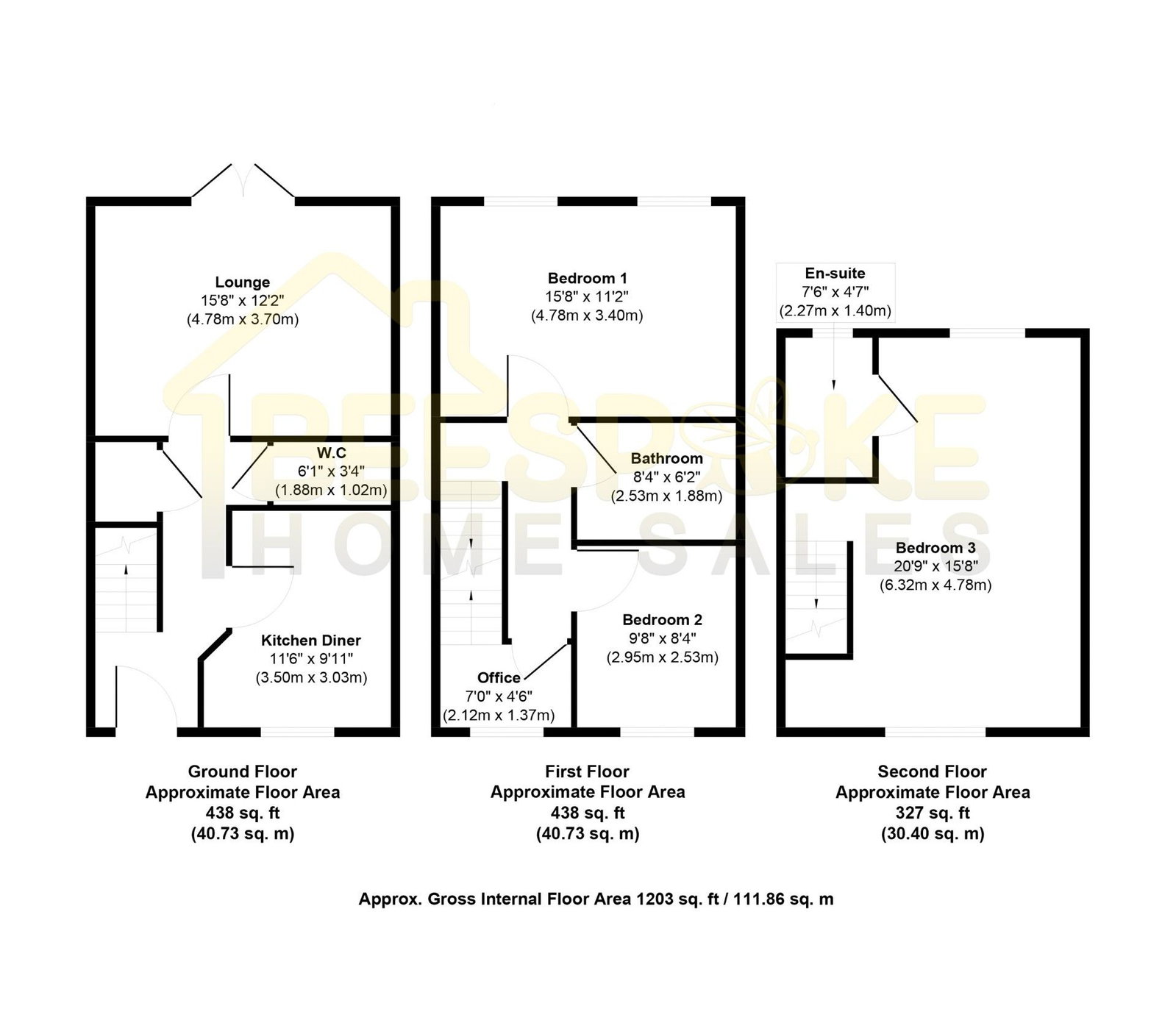 Linnet drive, Mansfield floorplan