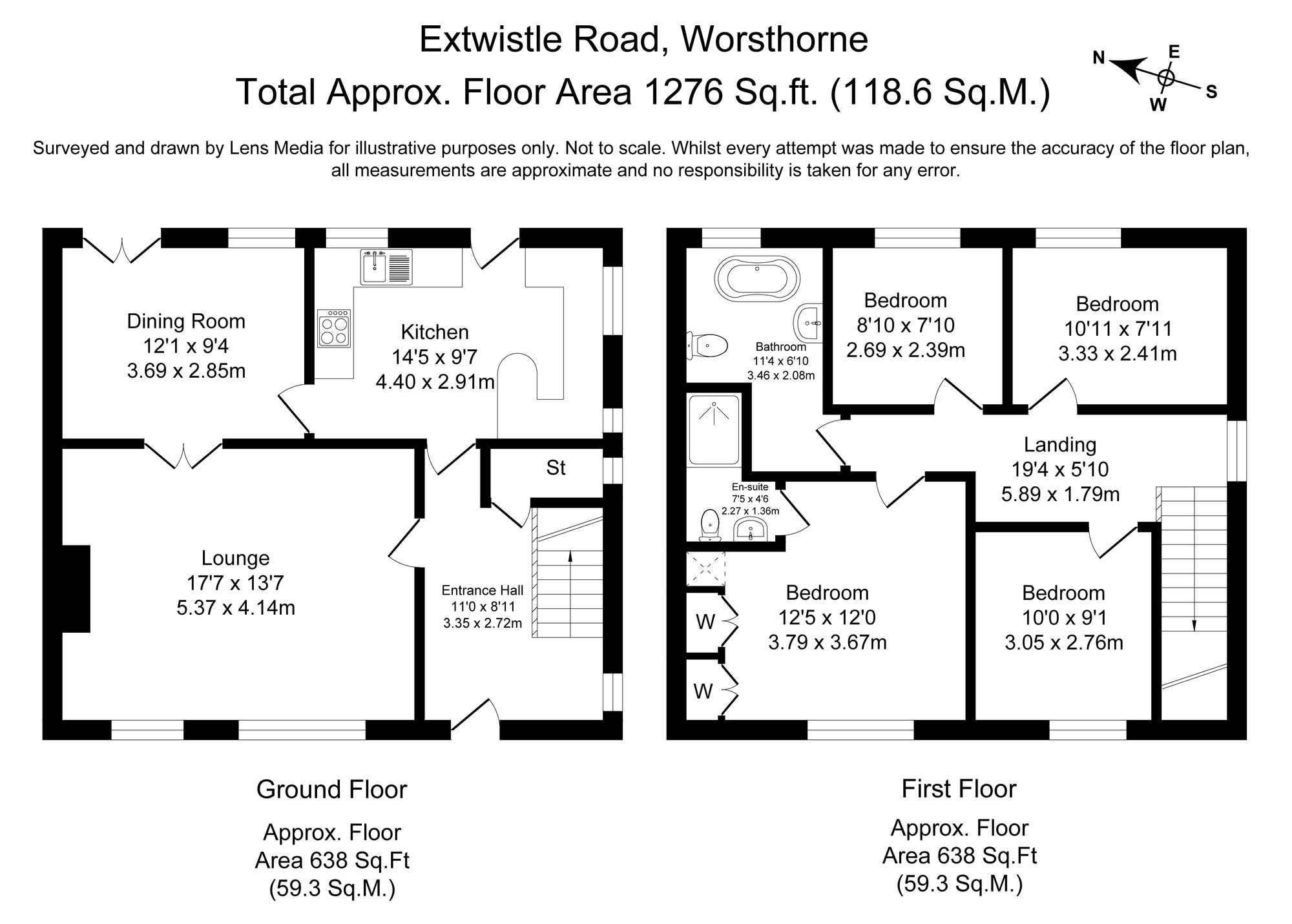 Higher Bottin Stables Extwistle Road, Burnley floorplan