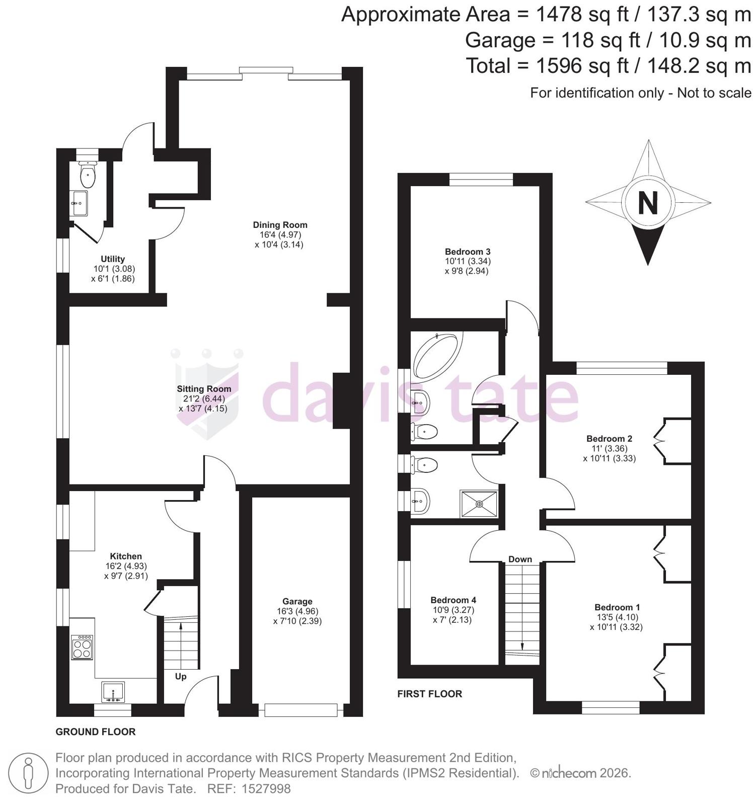 Grahame Avenue, Reading floorplan