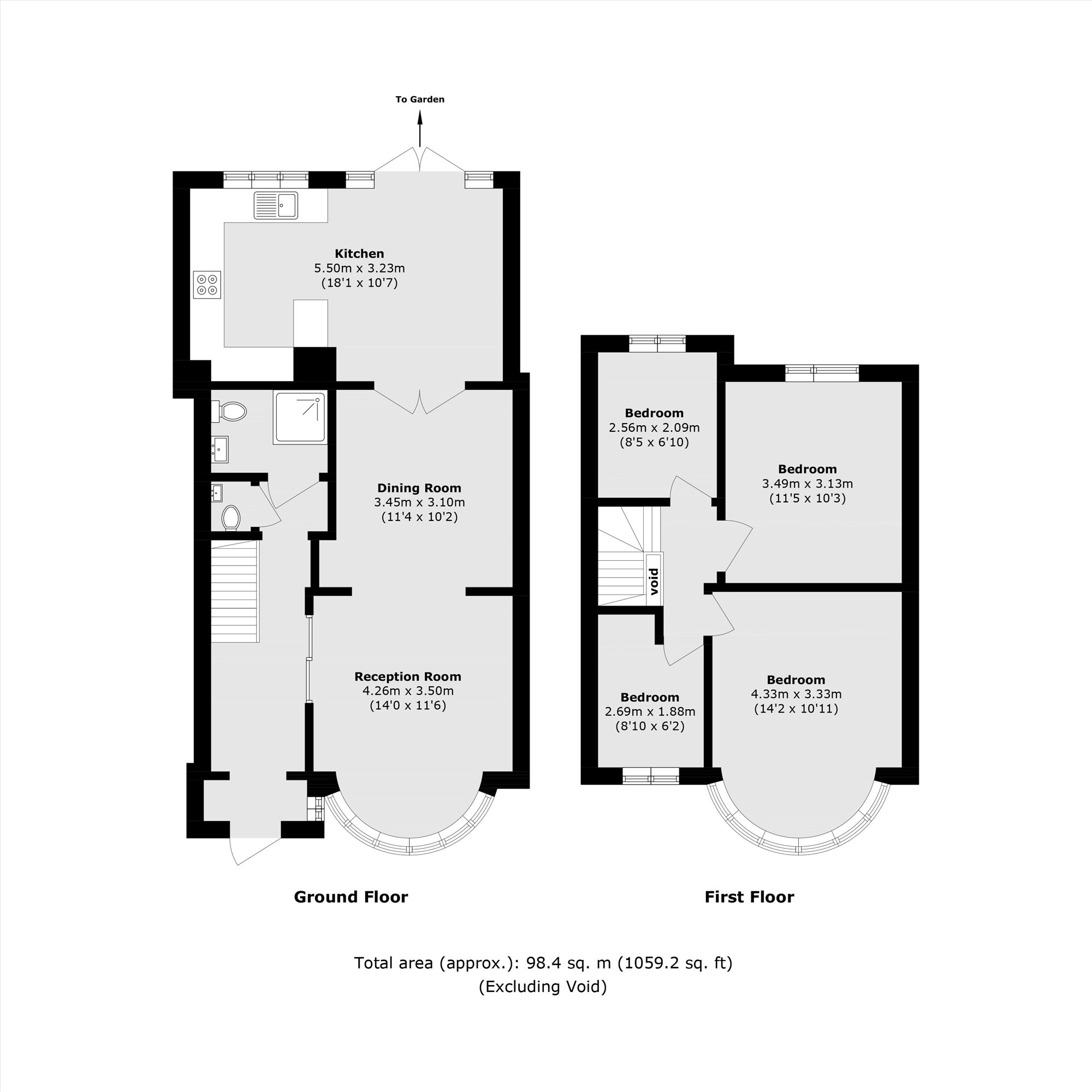 730, Whitton Avenue West, Northolt floorplan