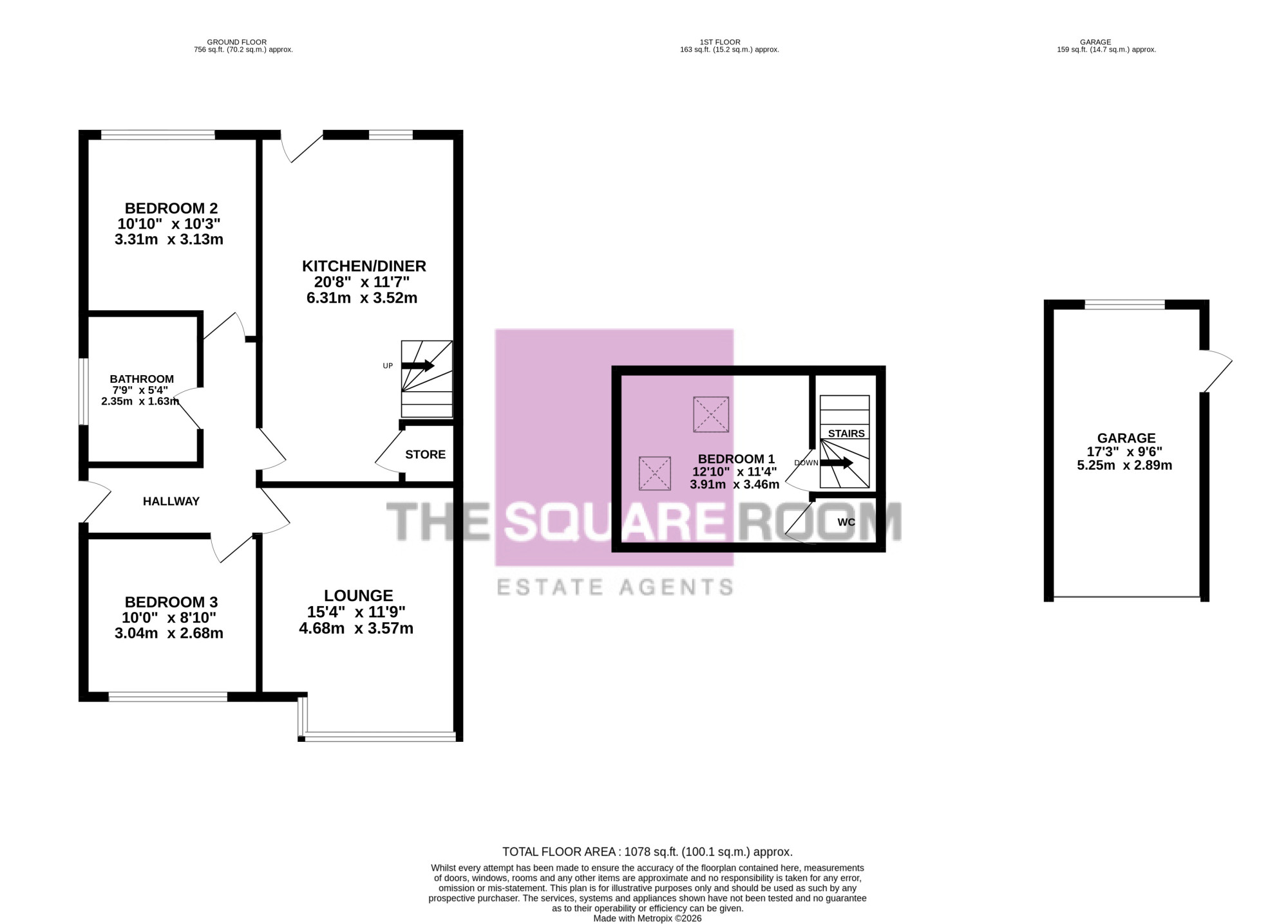 33, Meadow Croft Avenue, Hambleton floorplan