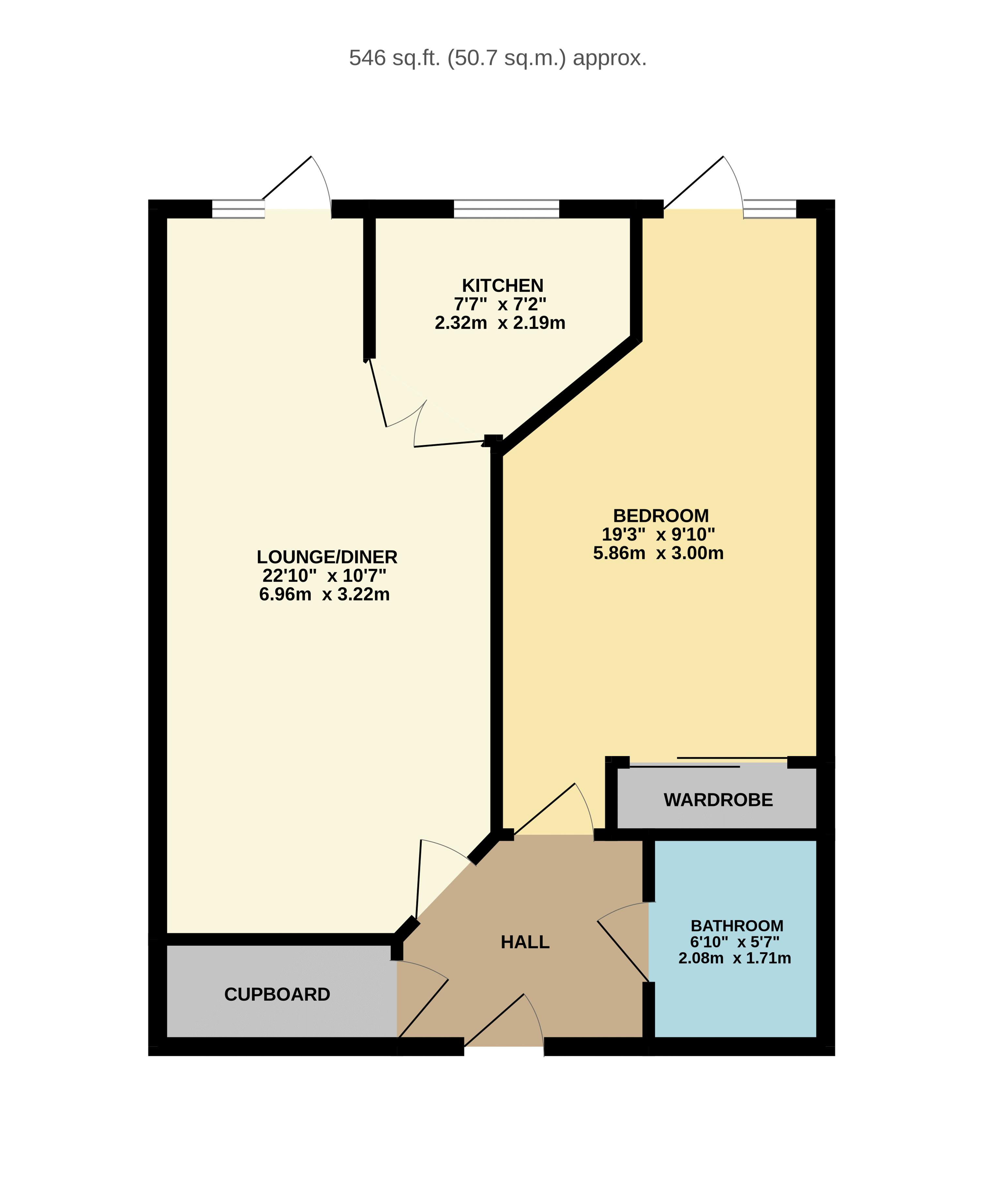 50, Benstede Court, Hoddesdon floorplan