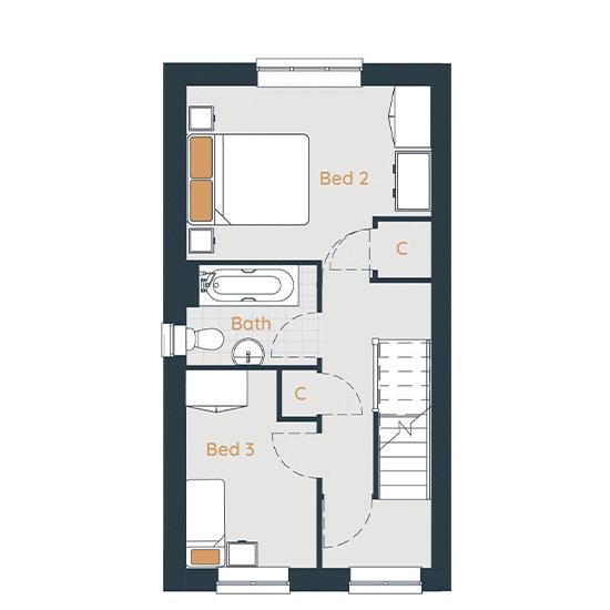 Plot 28 & 29 The Ellerton, Scawby Road, Brigg floorplan