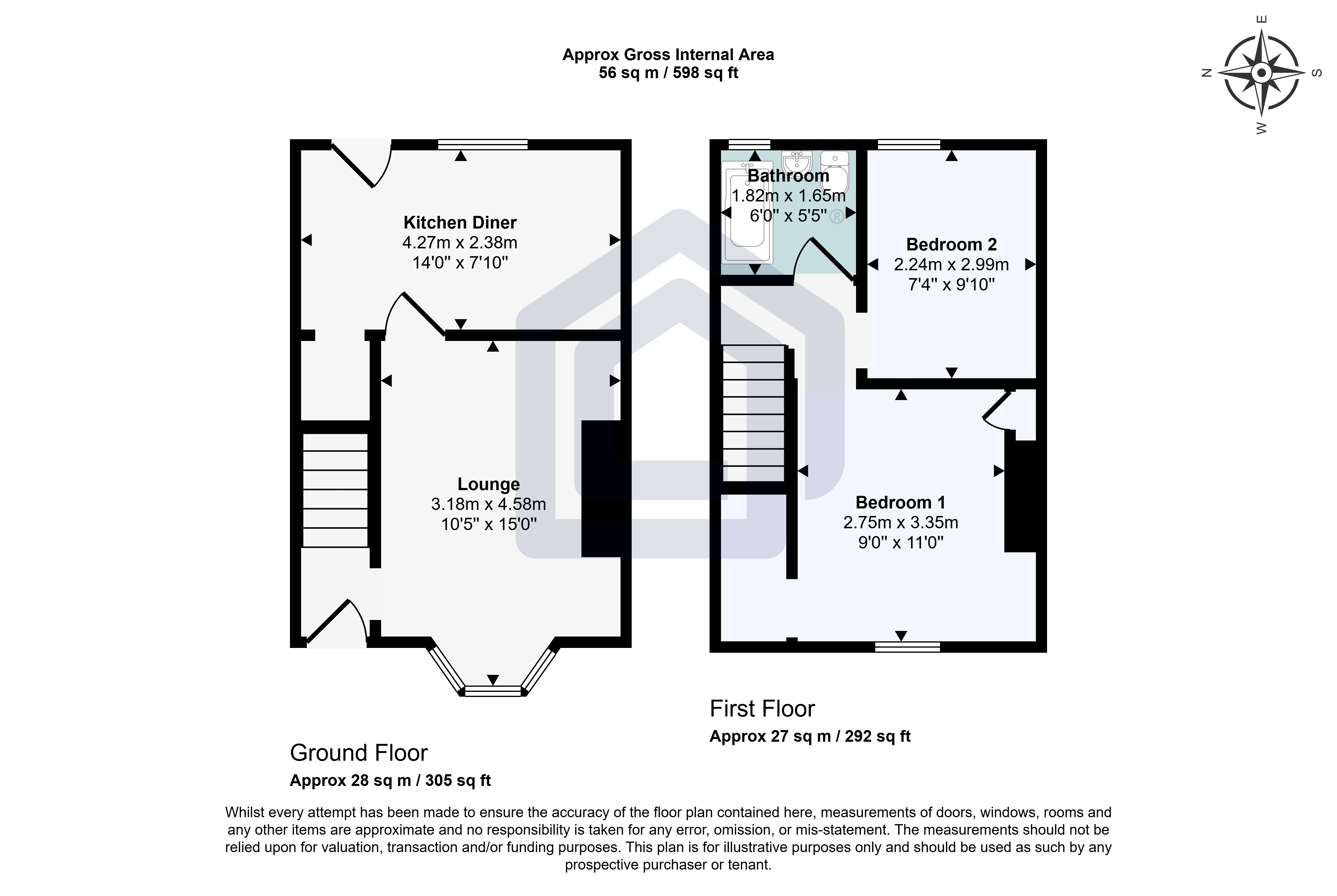 30 Princes Street, 30 Princes Street, Shildon floorplan