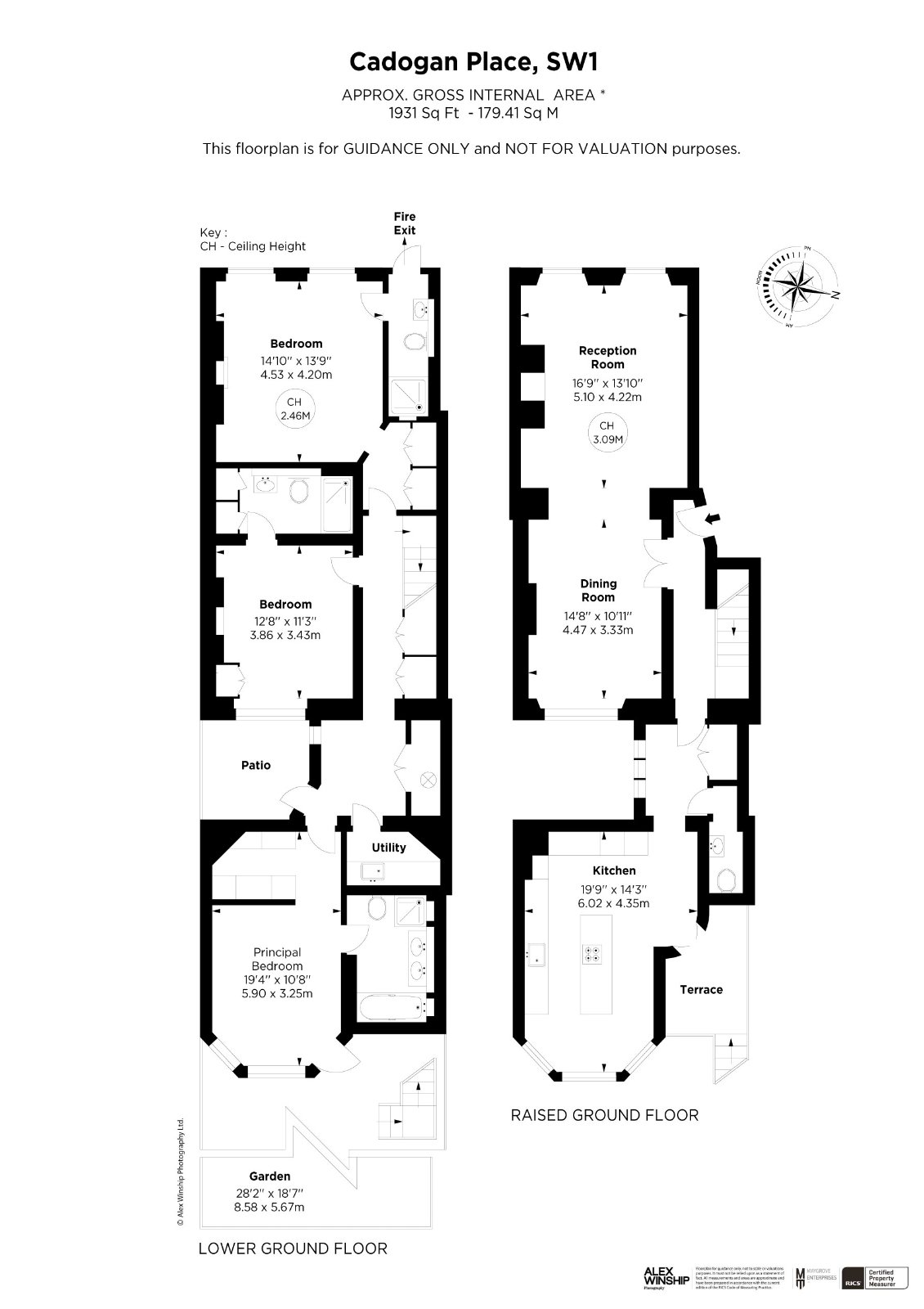 Cadogan Place, London floorplan