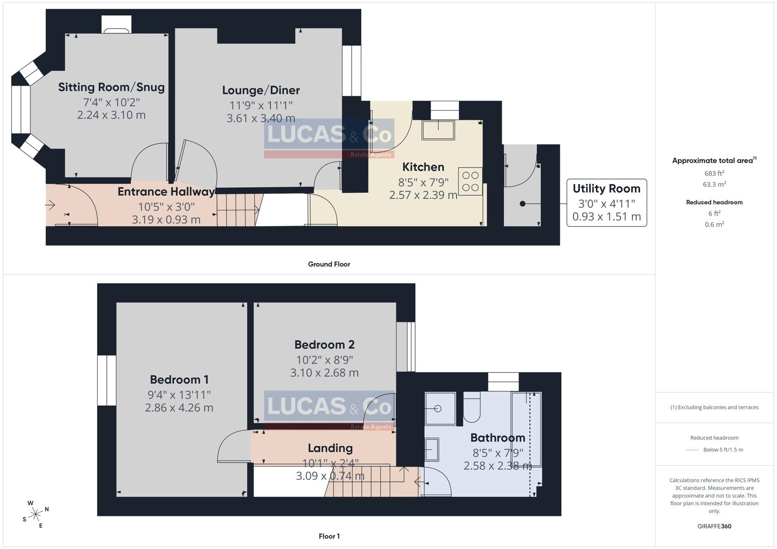 Glasfryn, 1, Chapel Street, Menai Bridge floorplan