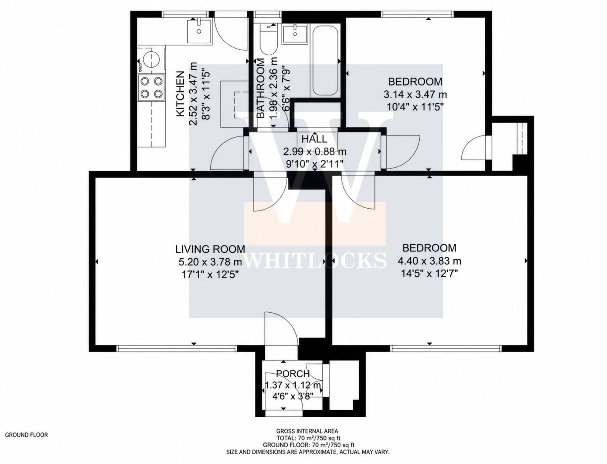 St Thomas Court, Bognor Regis floorplan