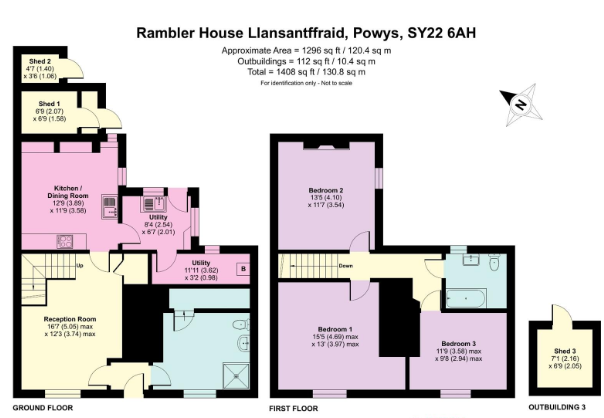 Rambler House, Winllan Road, Llansantffraid-ym-mechain floorplan