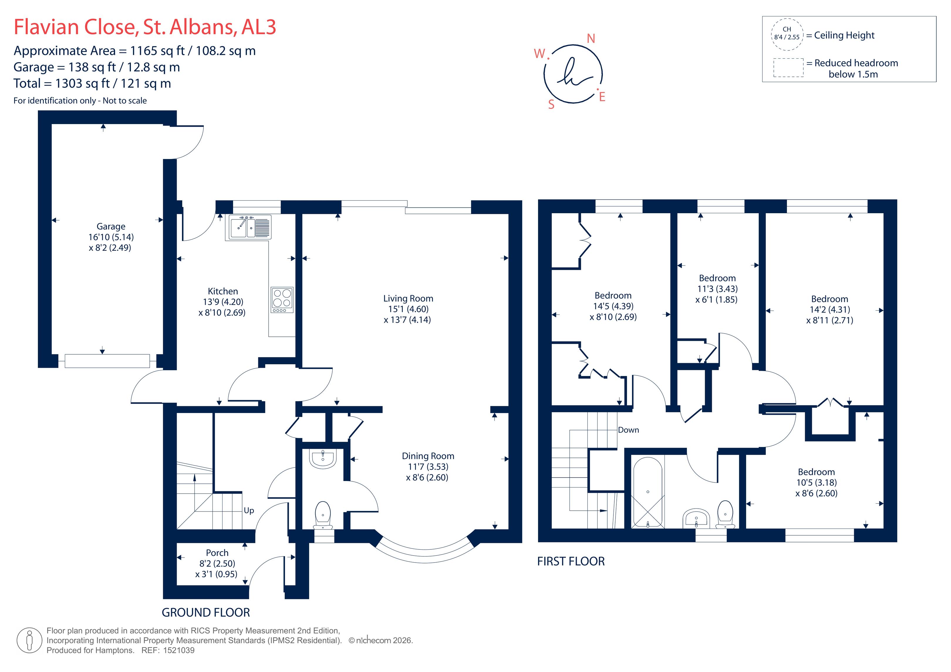 18, Flavian Close, St. Albans floorplan