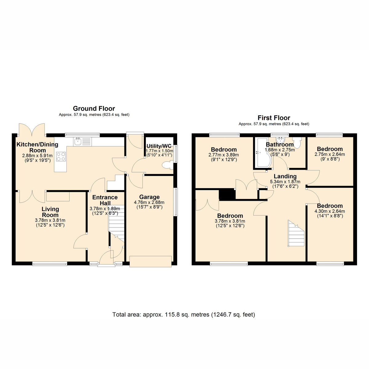 11, Buildwas Road, Telford floorplan