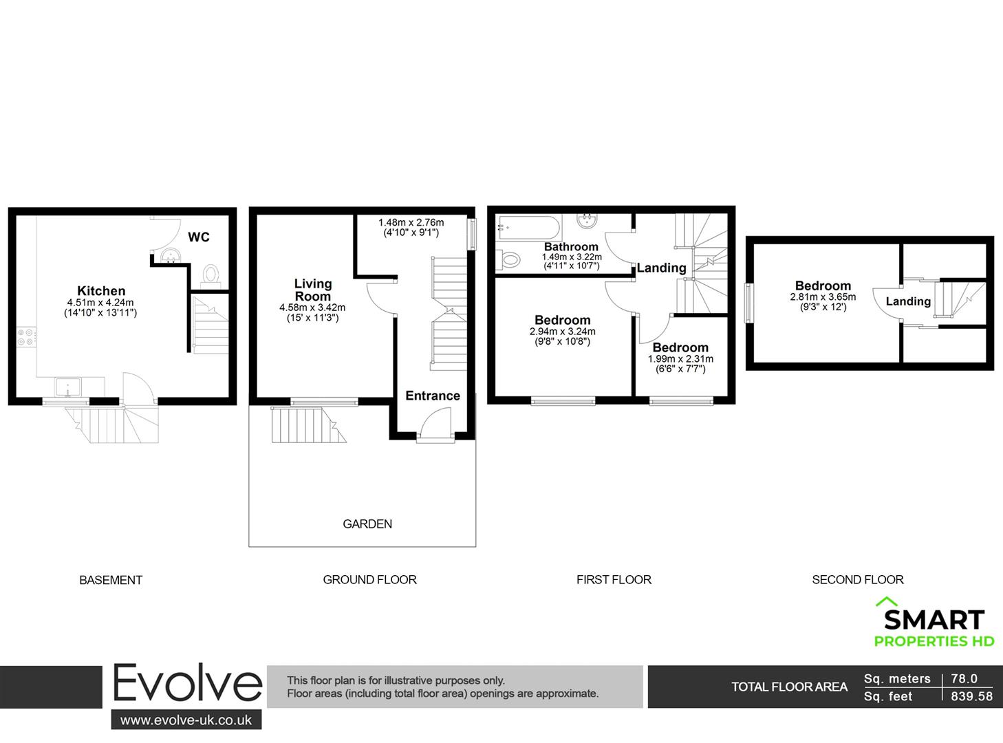 29, Tanfield Road, Huddersfield floorplan