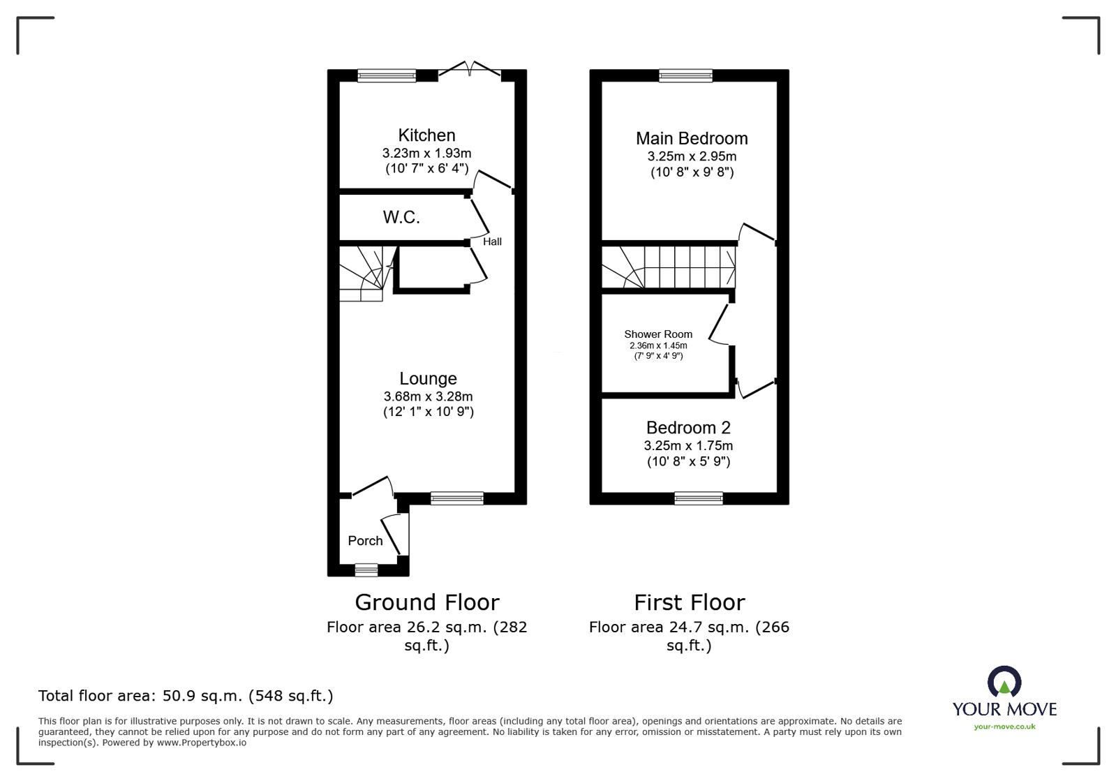 26, Thorn Street, Swadlincote floorplan