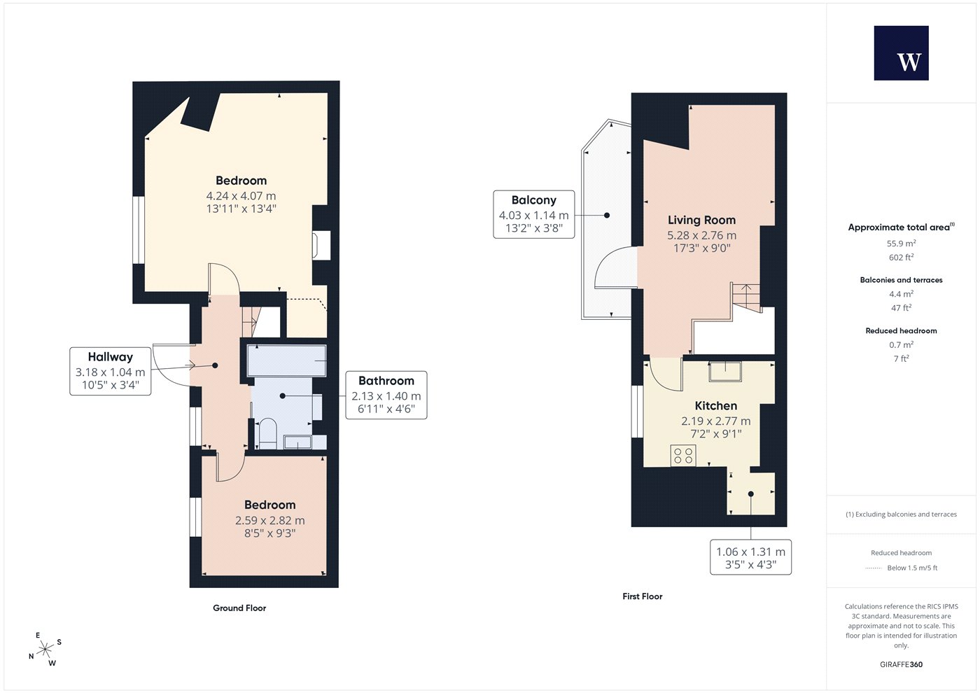 Flat A, 78, Danbrook Road, London floorplan