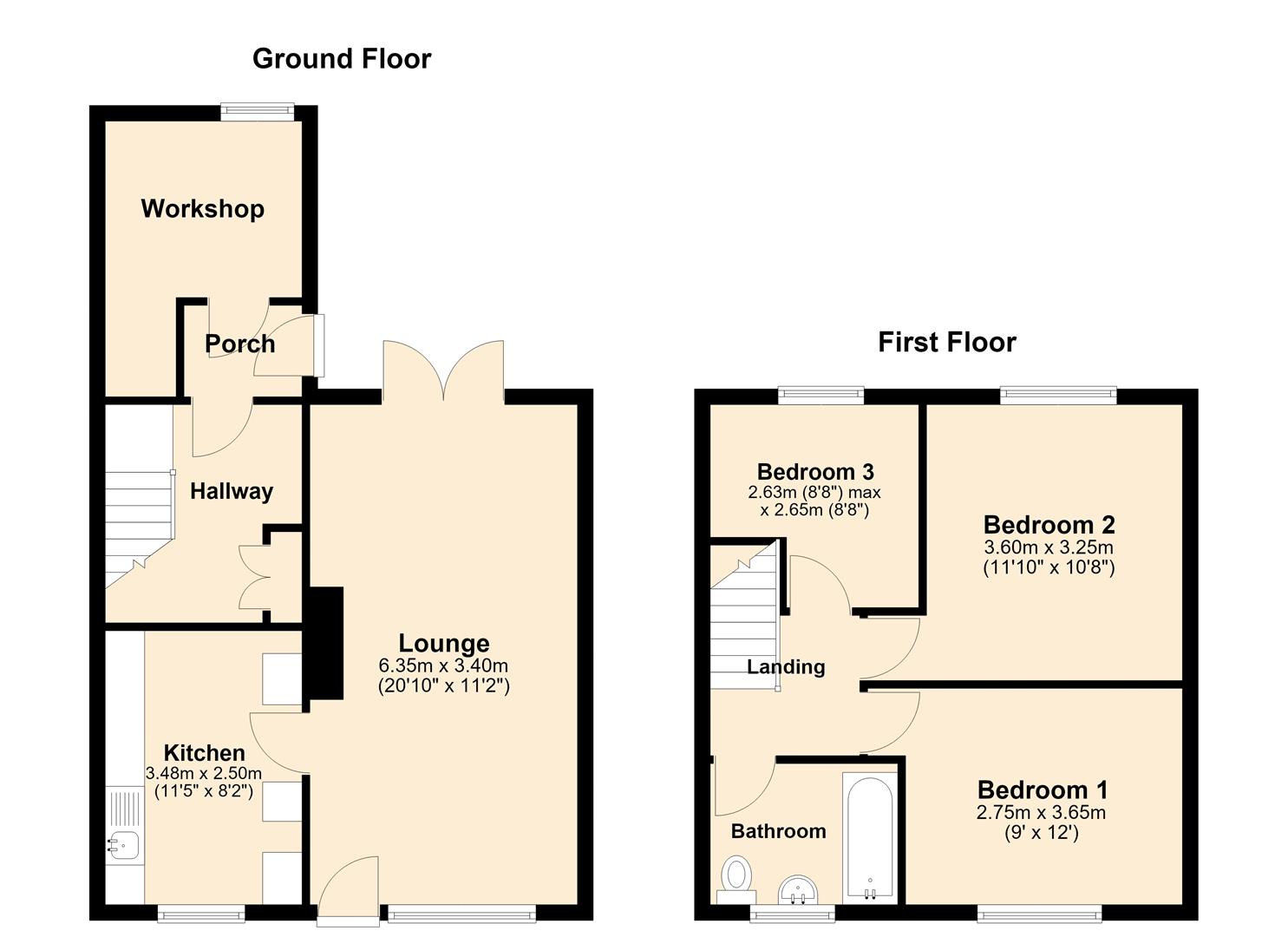 5, Innescourt, Hull floorplan