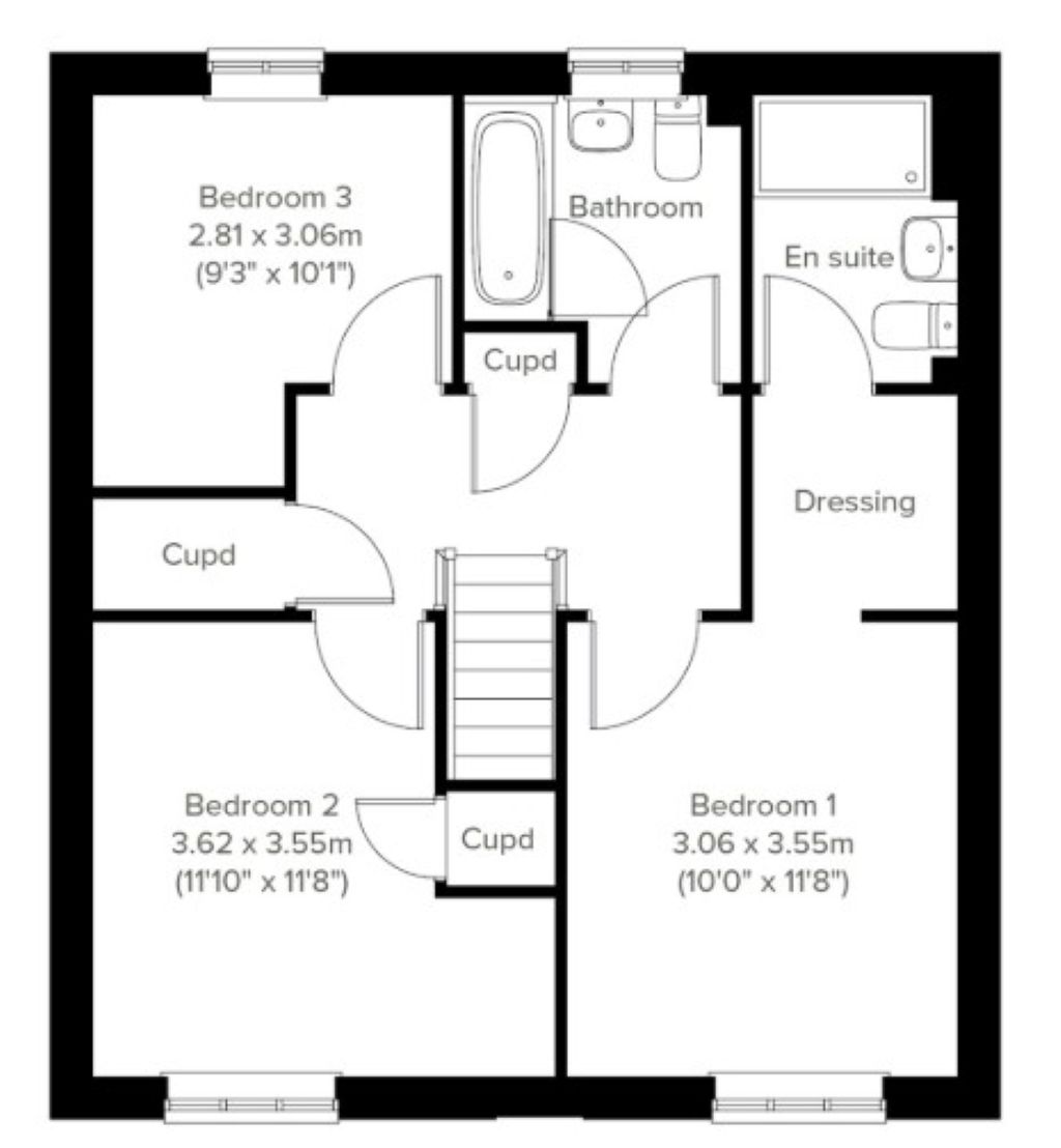 Plot 443, Beaufort Park - Phase 4, Kingley, Passage Road, Bristol floorplan