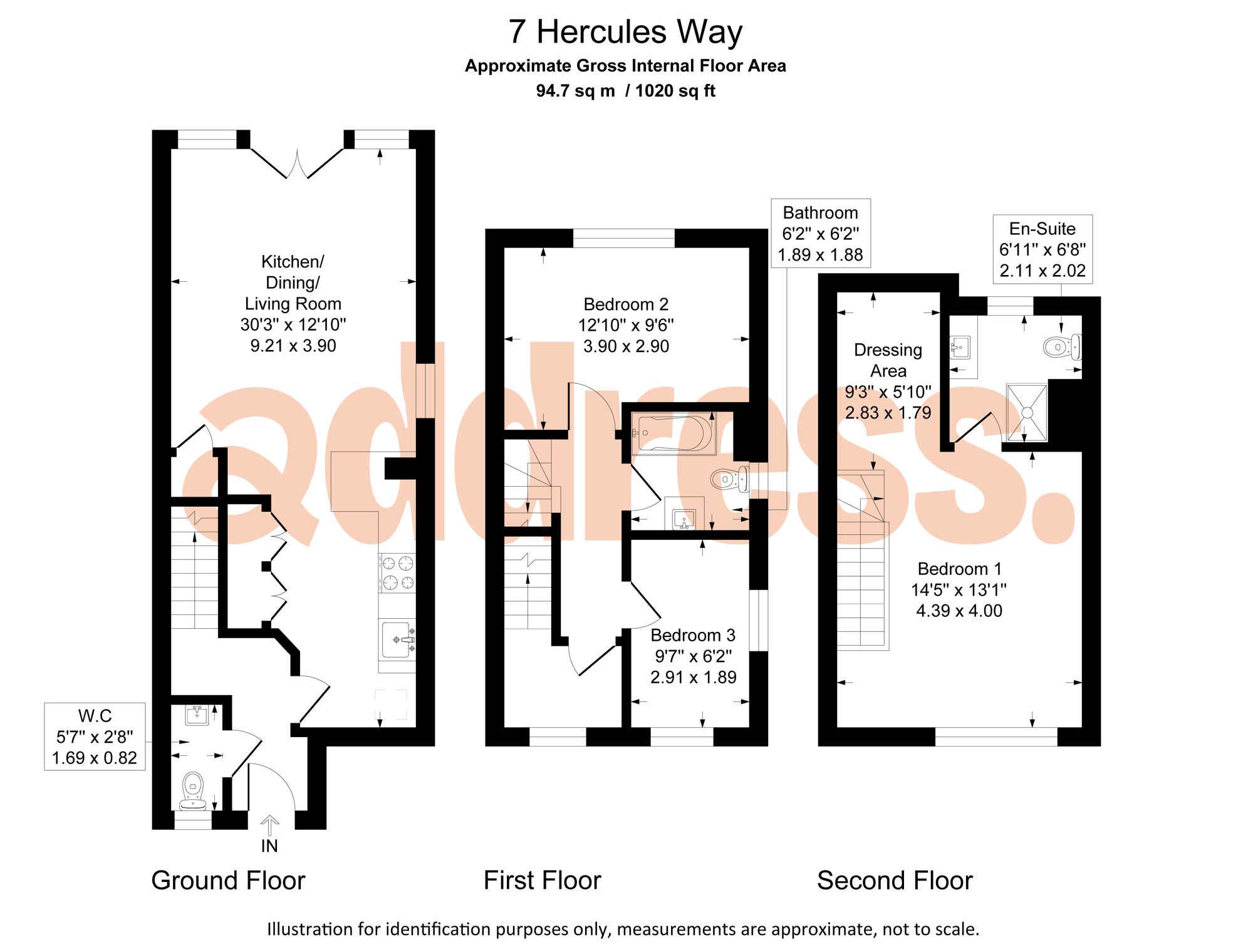 7 Hercules Way, Deeside floorplan