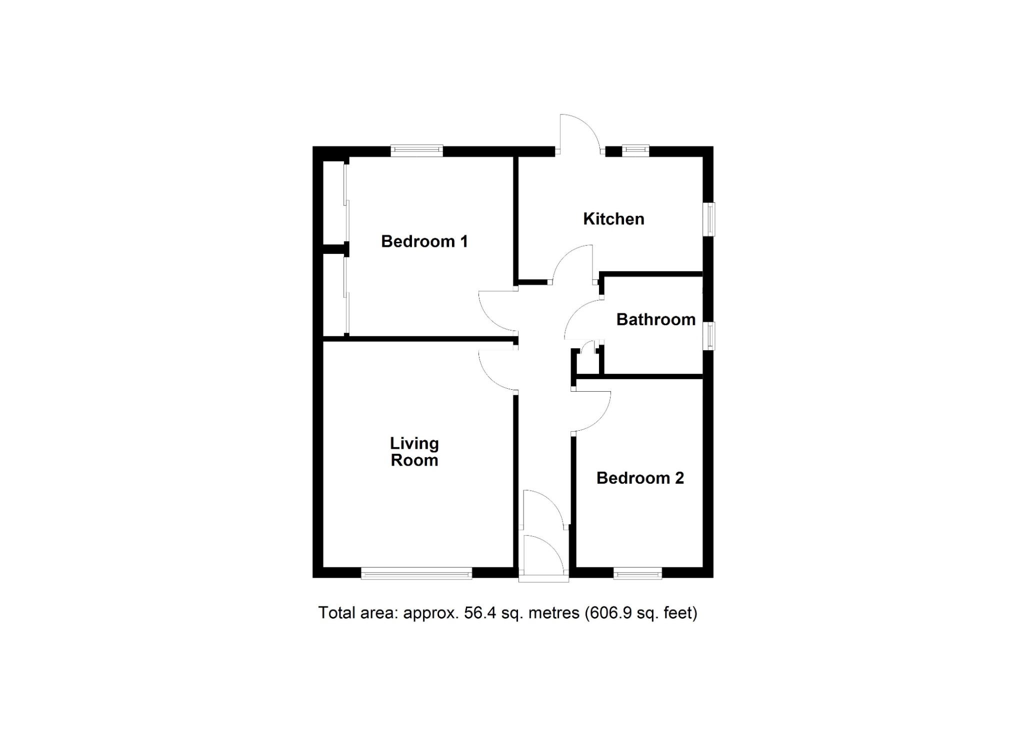 4 Northfield, Selsey floorplan