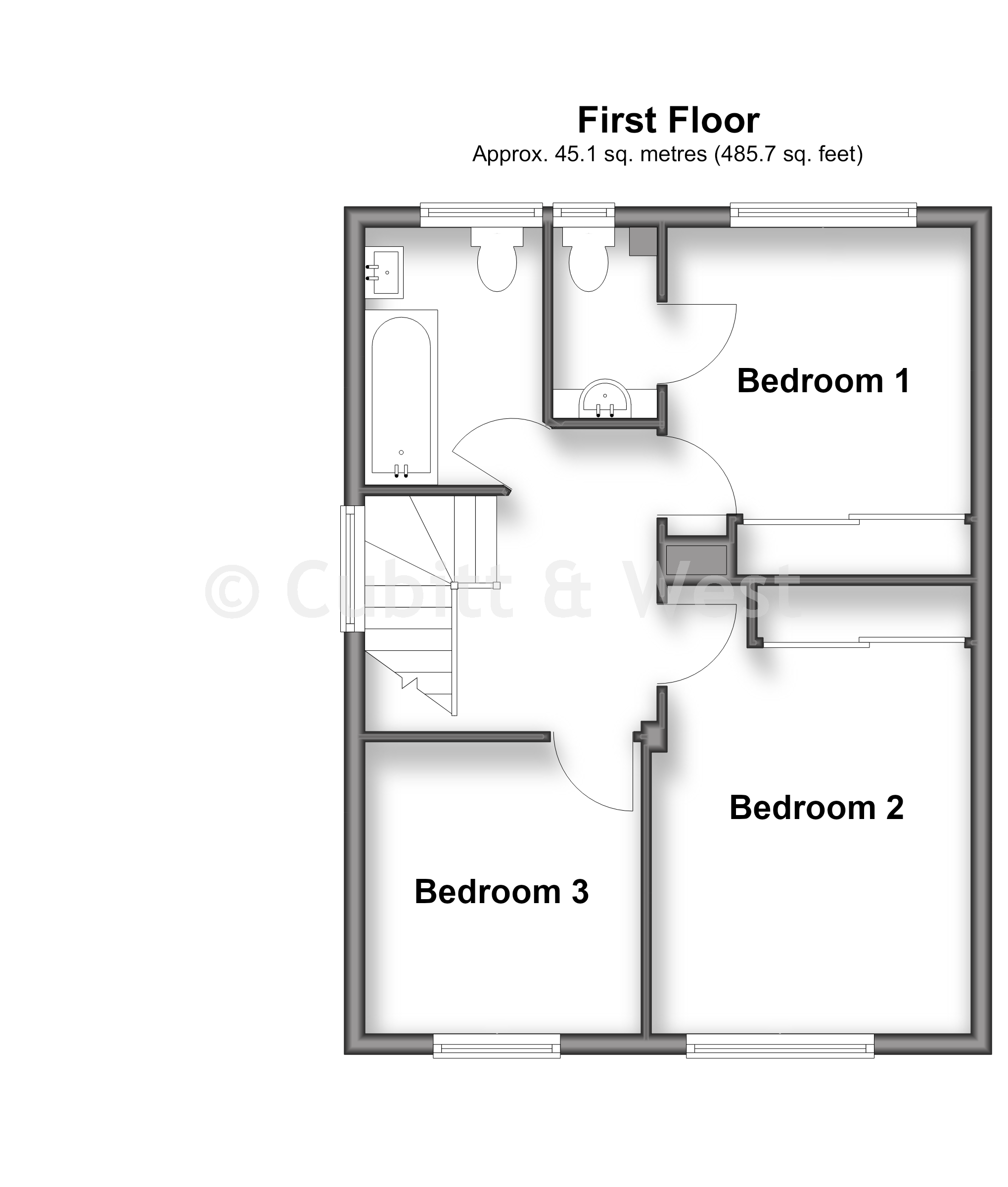 17, Eridge Gardens, Crowborough floorplan