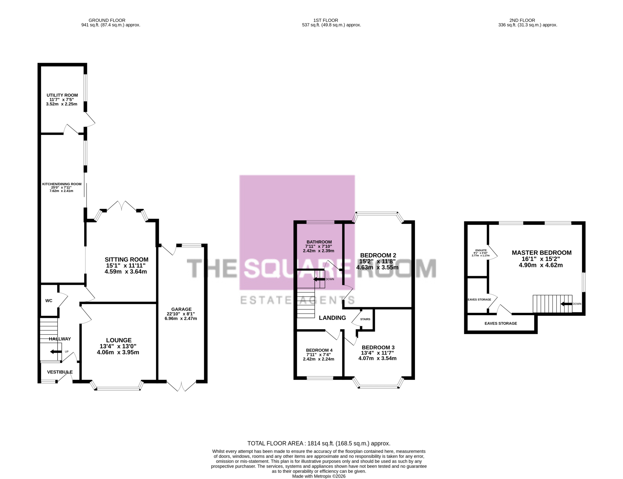 26, Ormont Avenue, Cleveleys floorplan