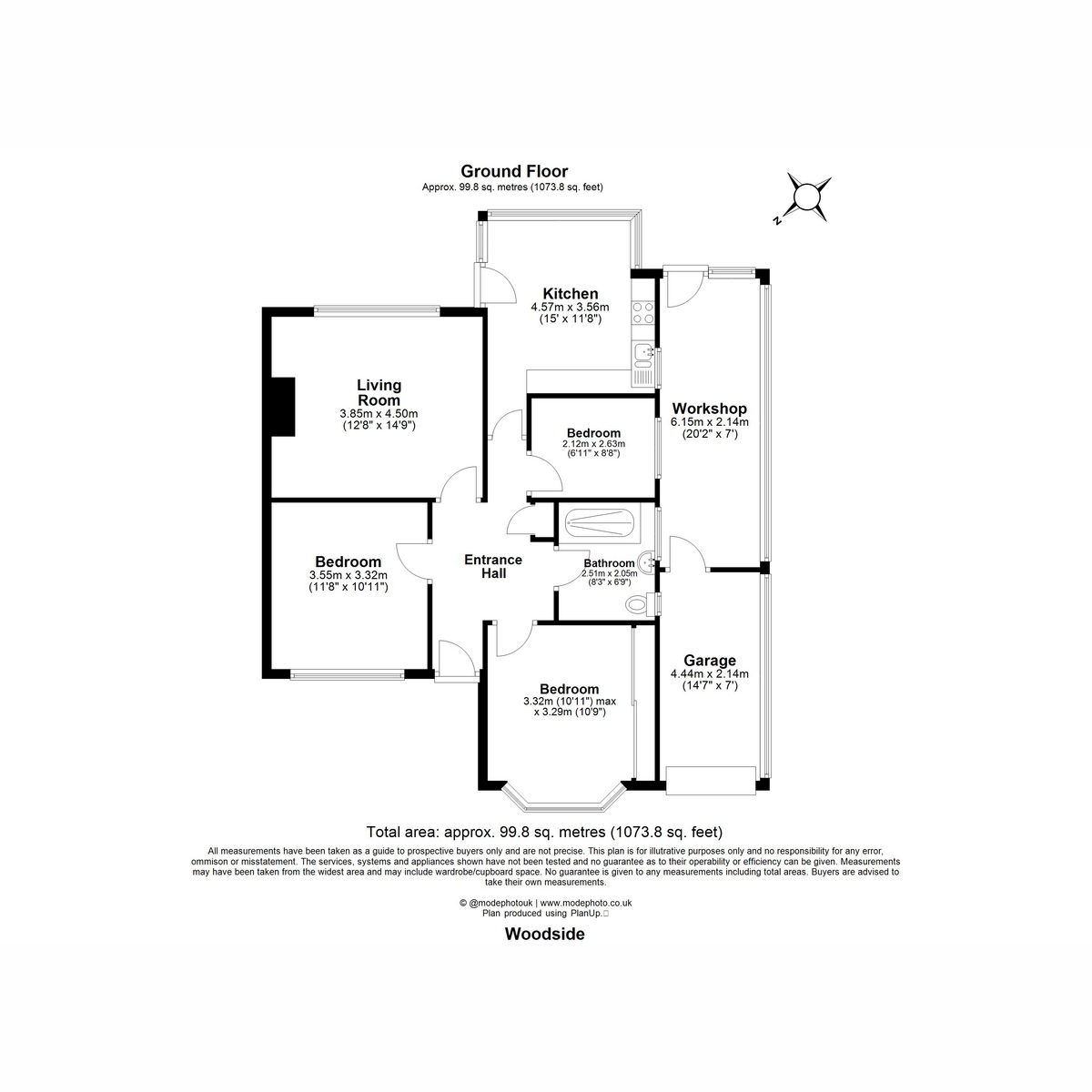235, Woodside, Leigh-on-sea floorplan