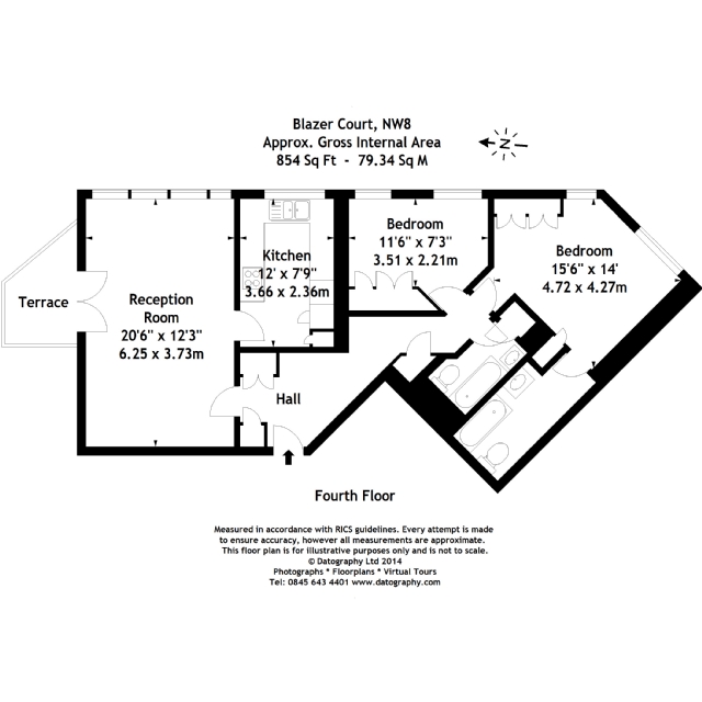 2 Bedrooms Flat to rent in Blazer Court, St. Johns Wood Road, St John's Wood, London NW8