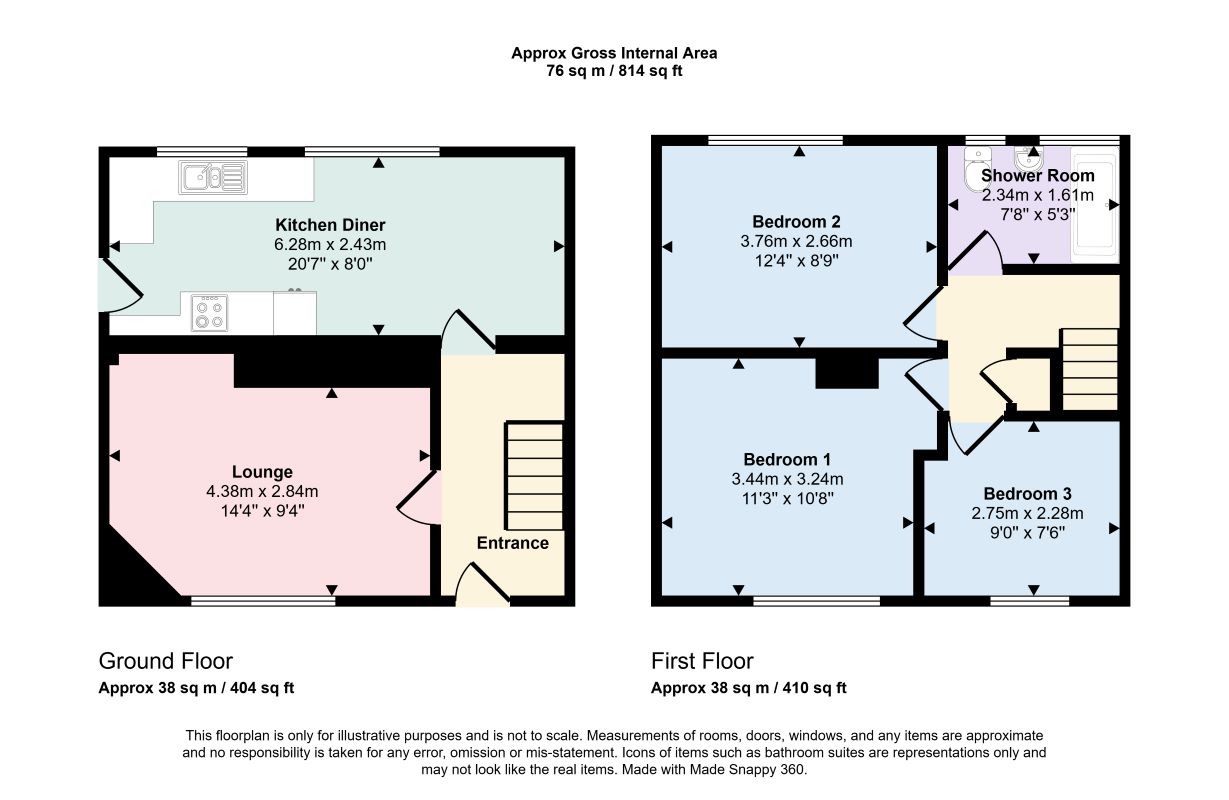 5, Brookfield Avenue, Tredegar floorplan