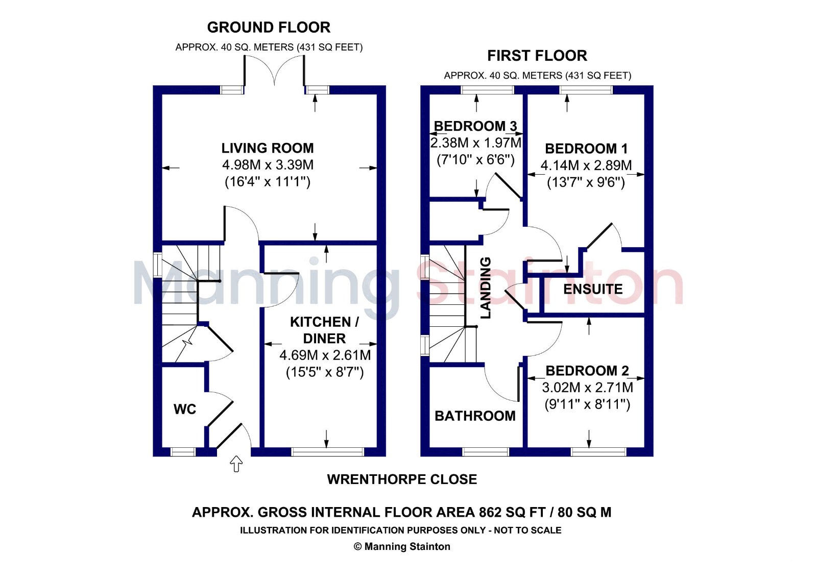 19, Wrenthorpe Close, Wakefield floorplan