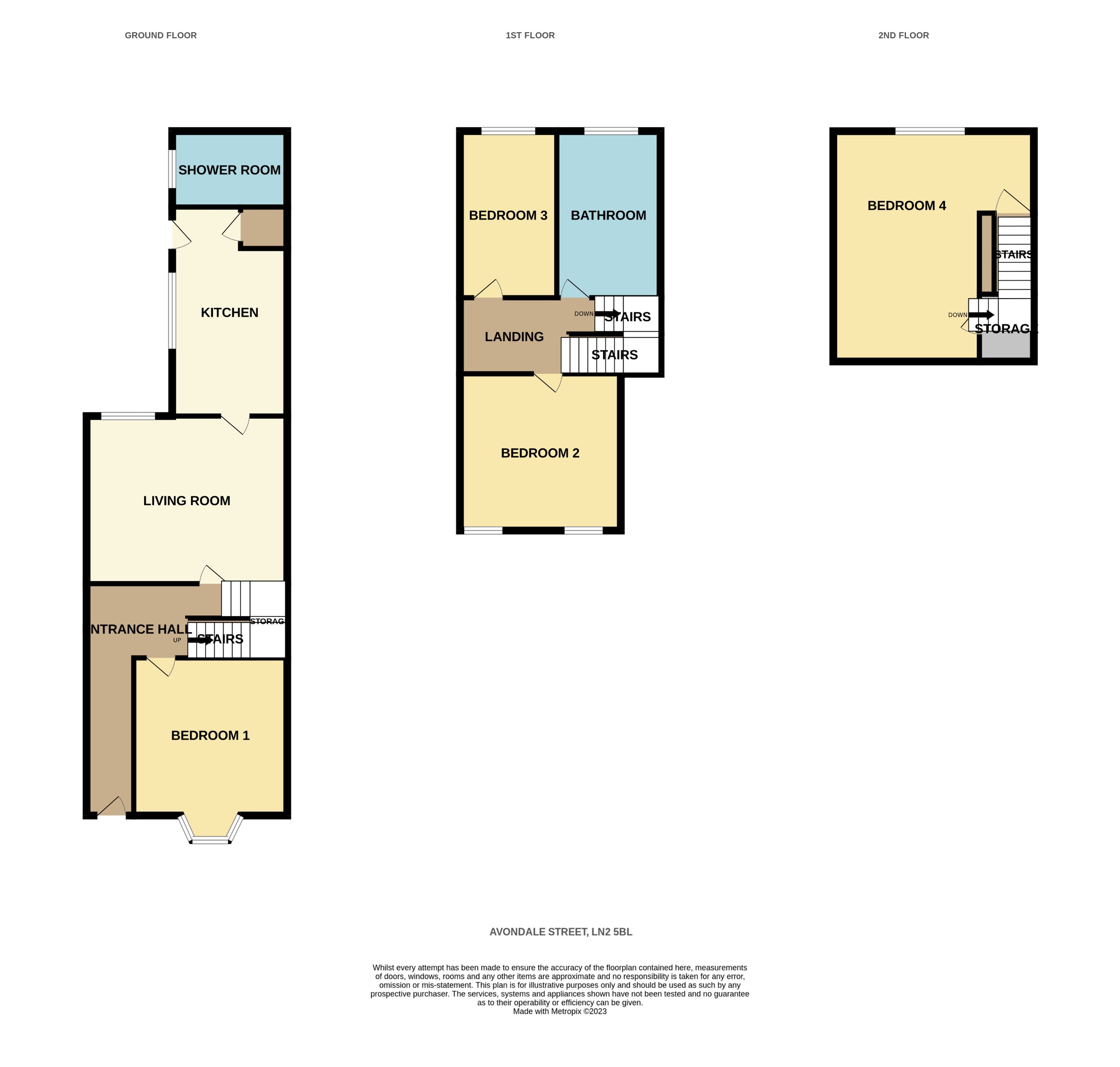 29, Avondale Street, Lincoln floorplan