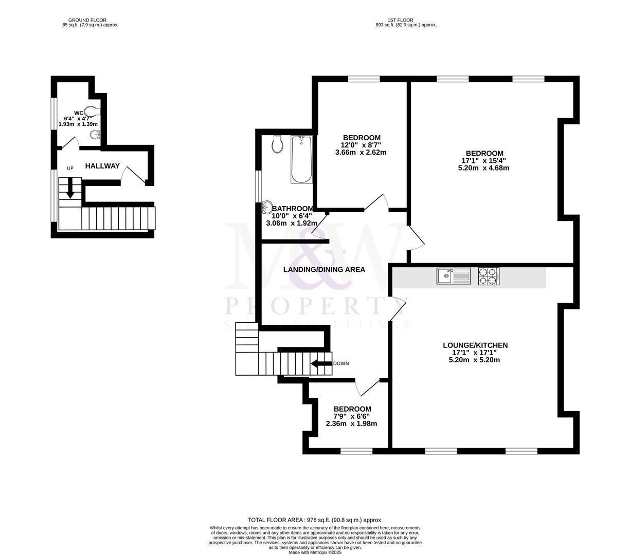 51, TFF, Pevensey Road, St Leonards-On-Sea floorplan