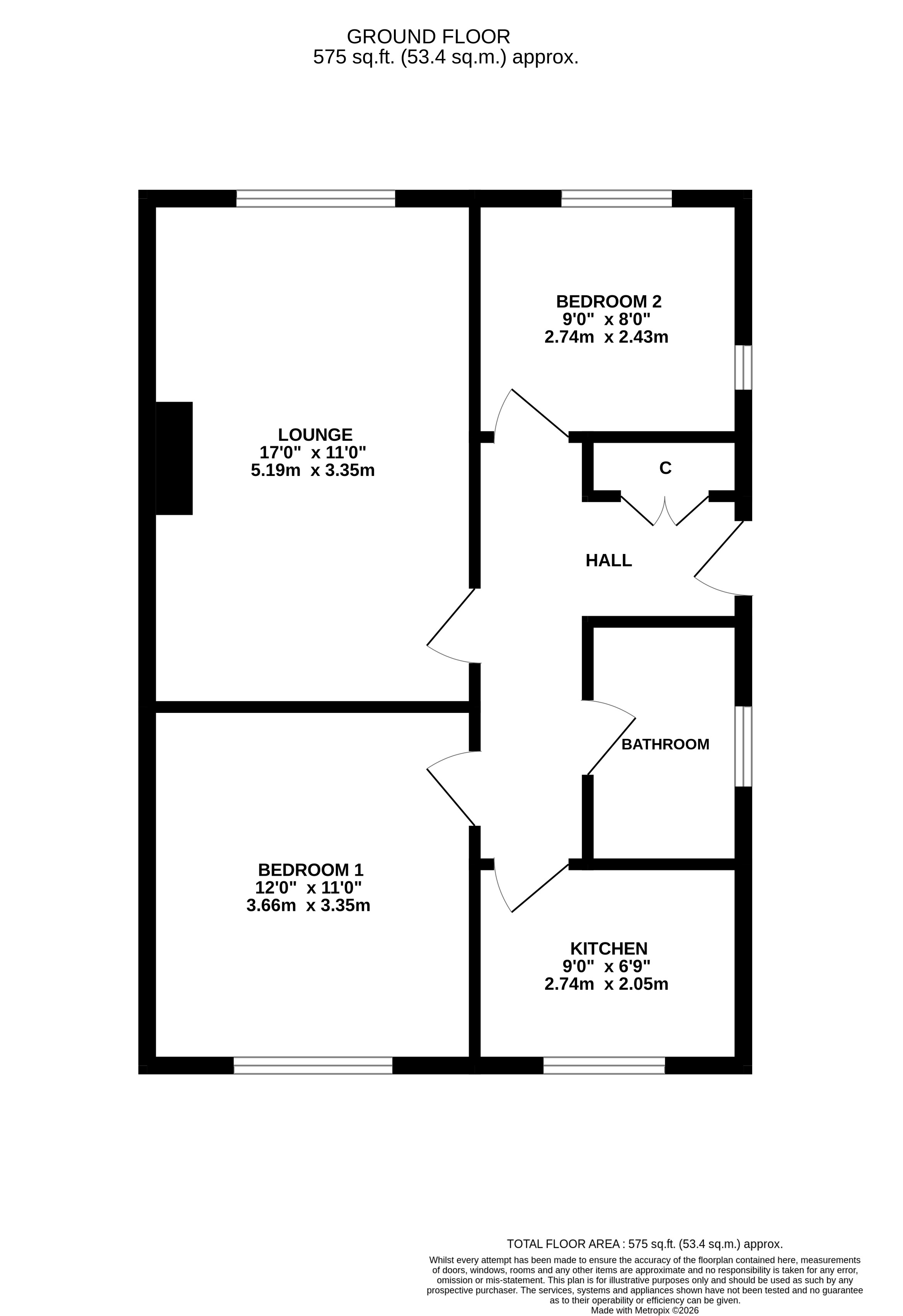 29, Halsteads Way, Keighley floorplan