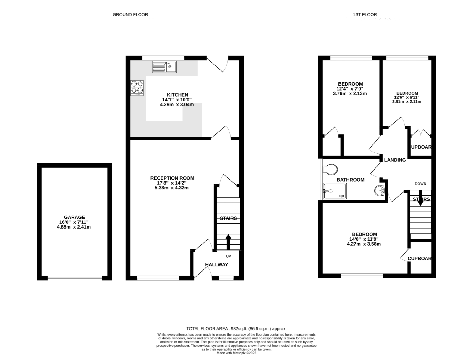 18A, Hillside Avenue, Purley floorplan
