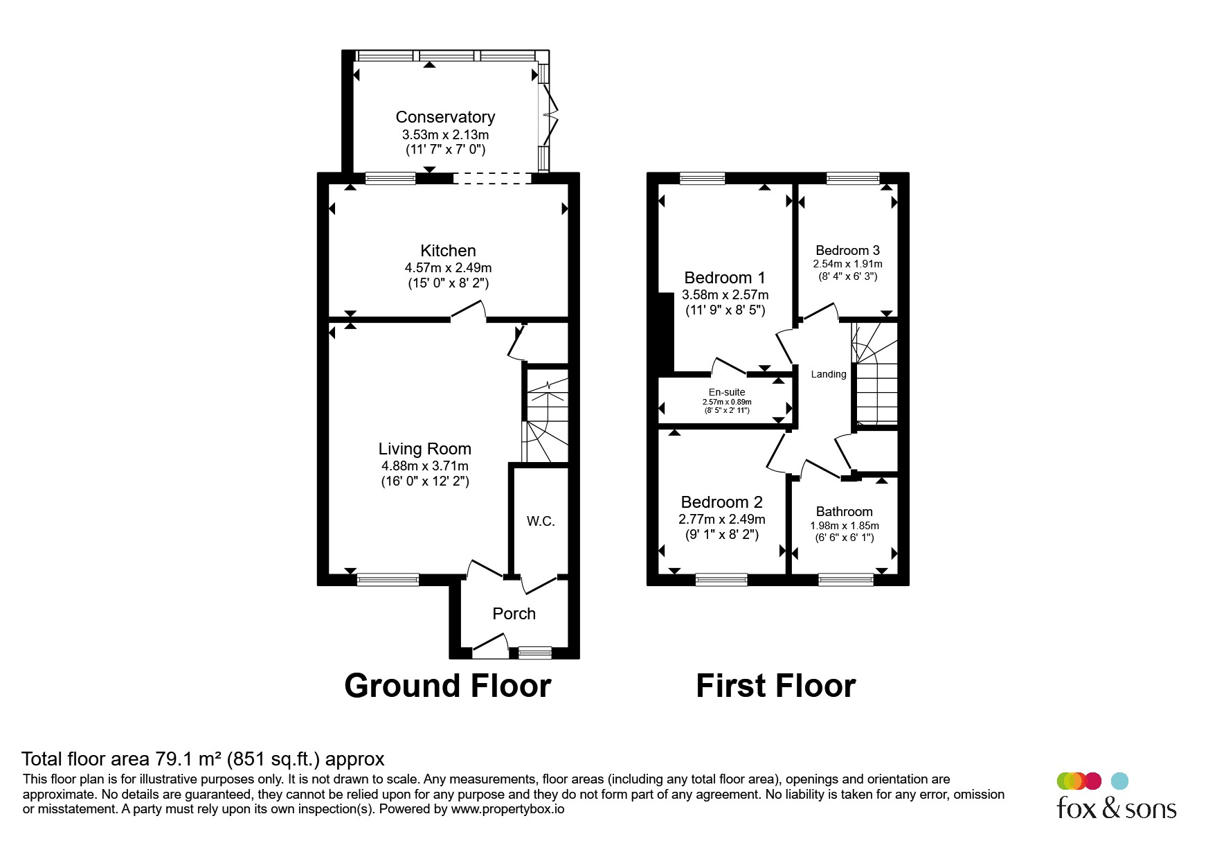 10, Henley Close, Axminster floorplan