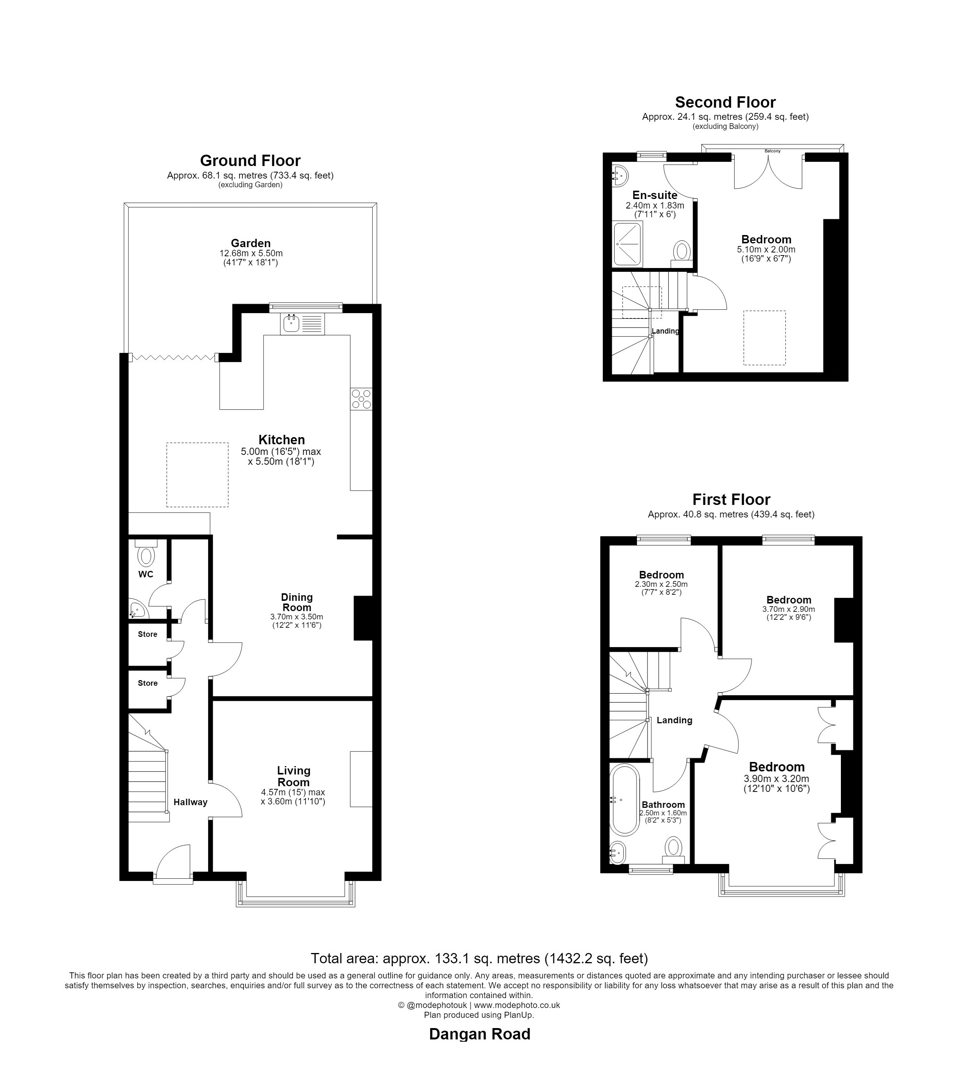 3, Dangan Road, Wanstead floorplan