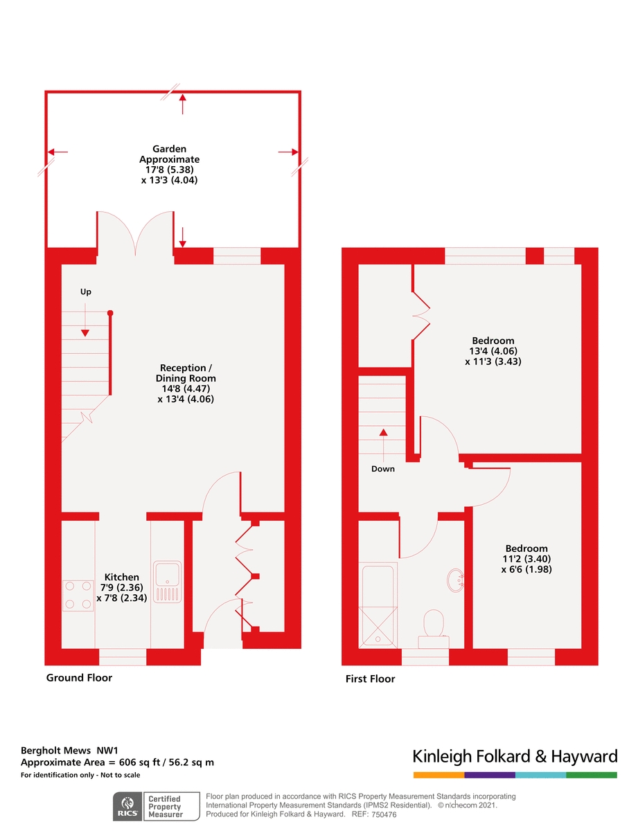 16, Bergholt Mews, London floorplan