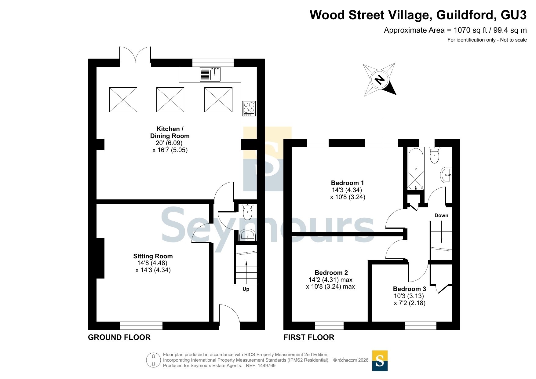 2, The Oval, Guildford floorplan