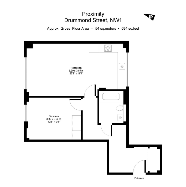 Drummond Street, London floorplan