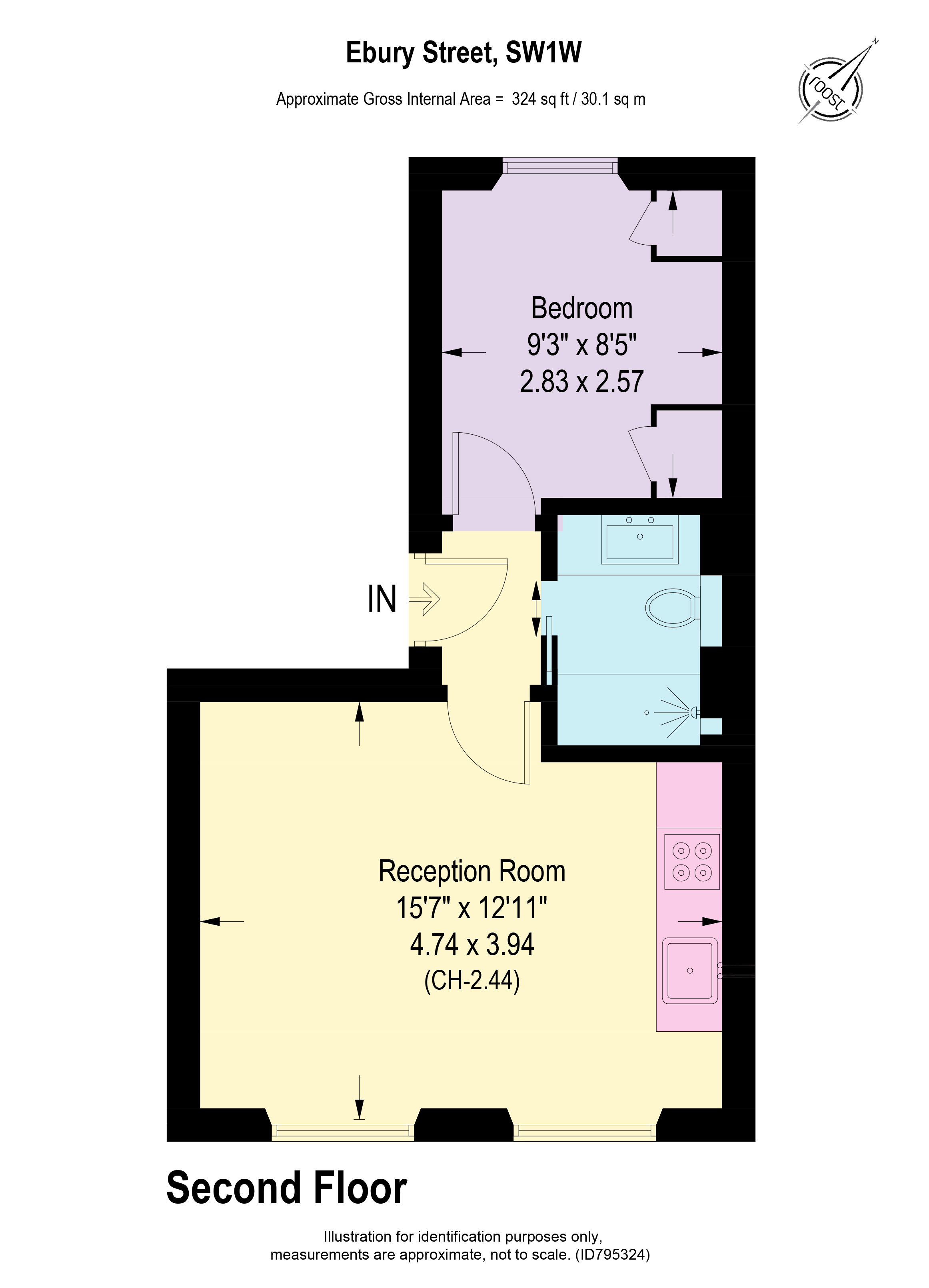 124, Ebury Street, London floorplan